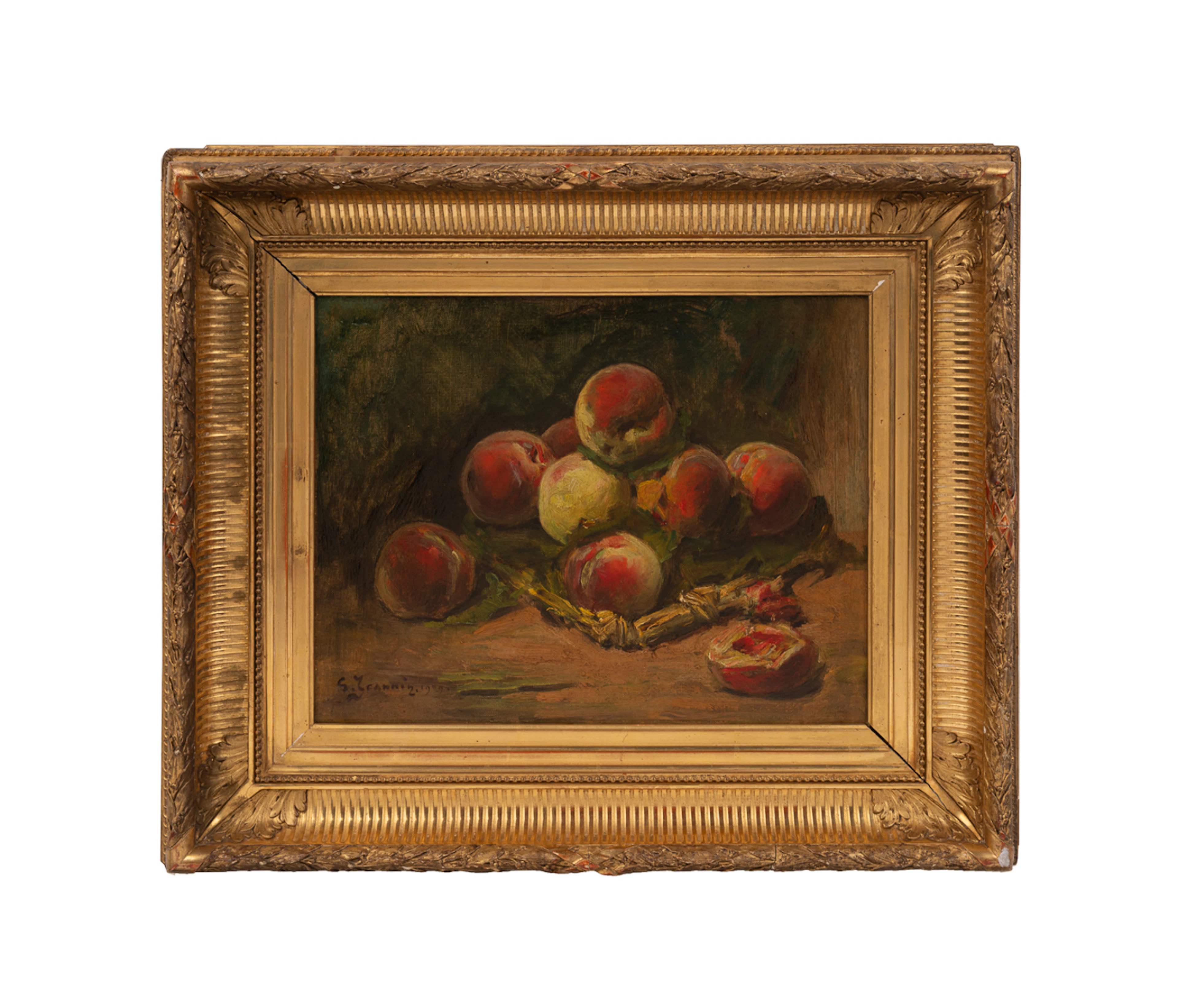 Georges Jeannin, Still Life w/ Peaches, 1909, O/C