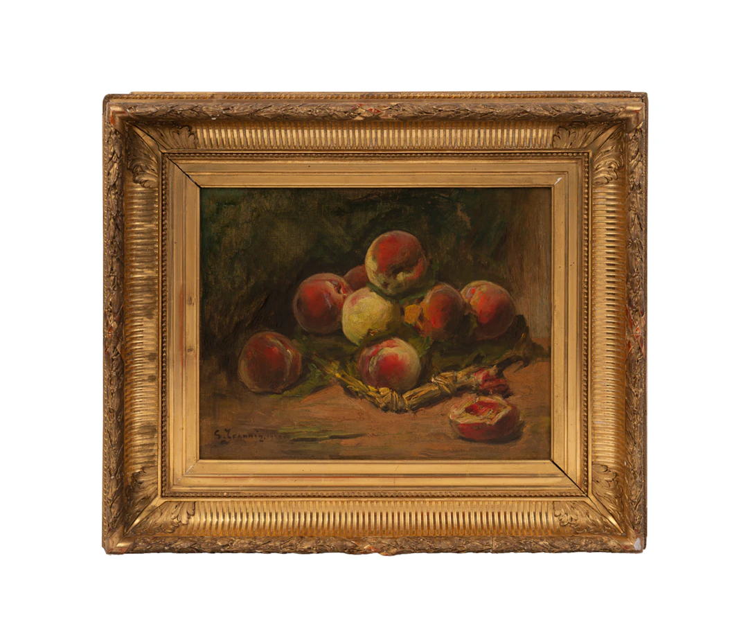 Georges Jeannin, Still Life w/ Peaches, 1909, O/C
