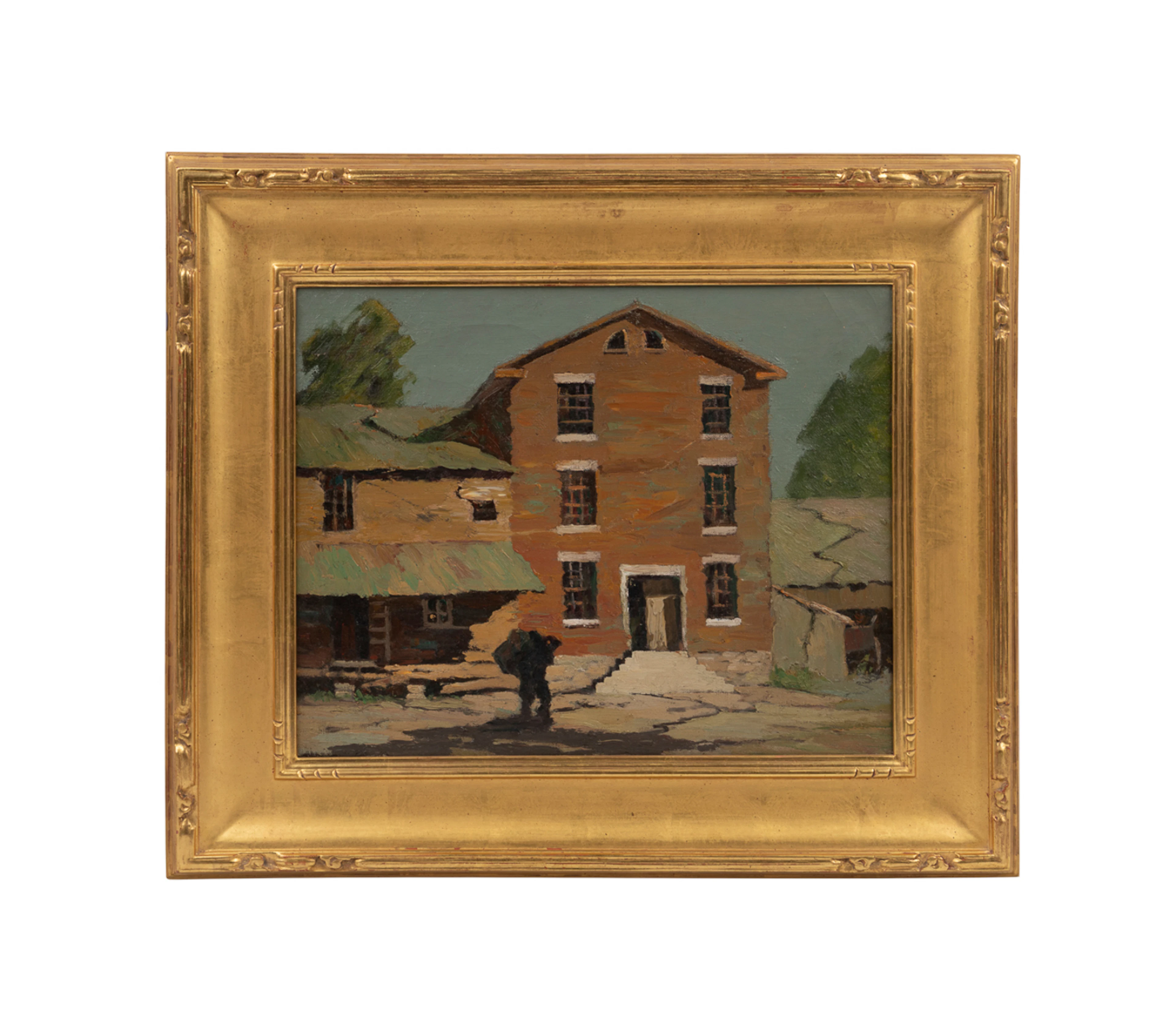 Oscar Soellner, "Grave Mill", 20th C., O/C