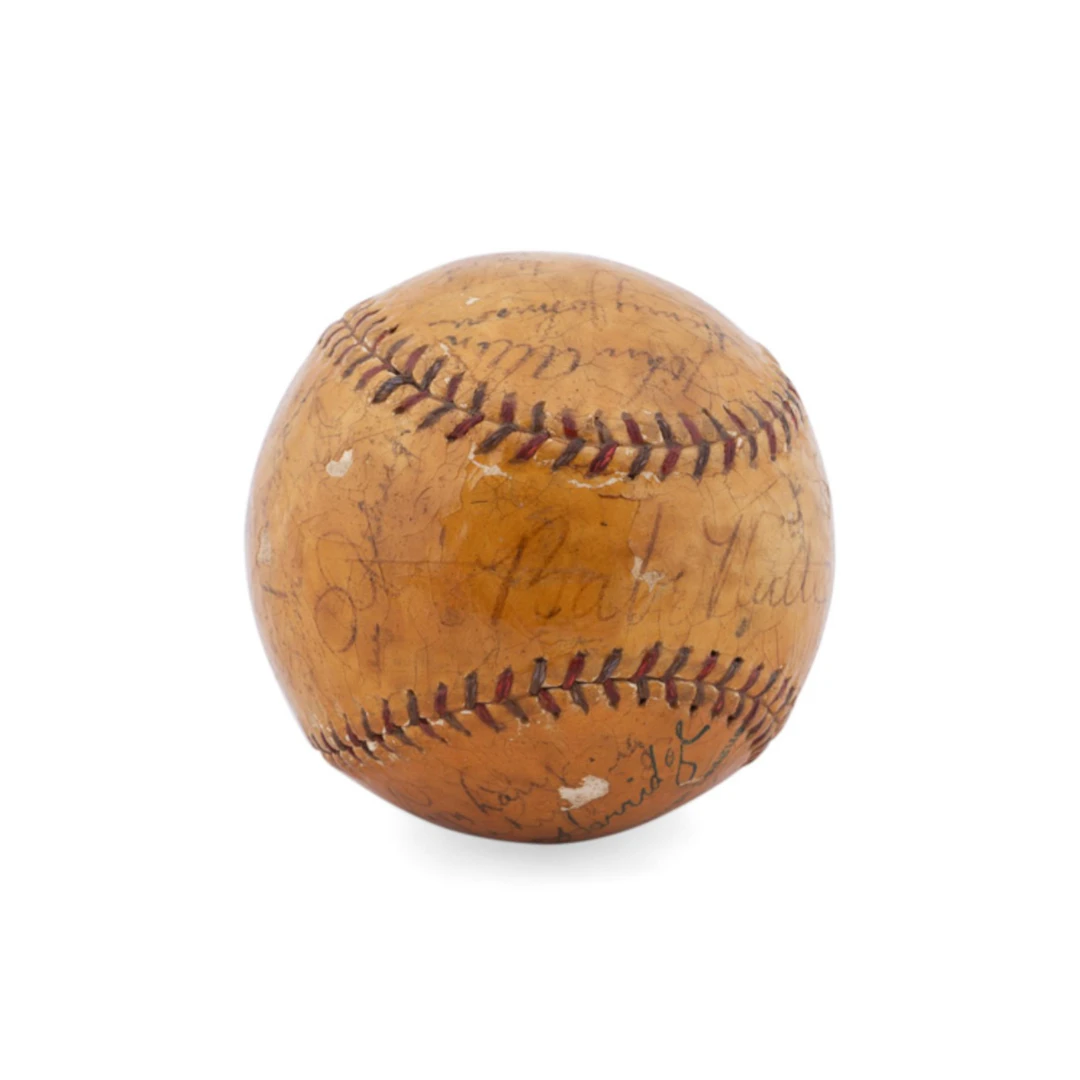 1932 World Series Yankees Signed Baseball