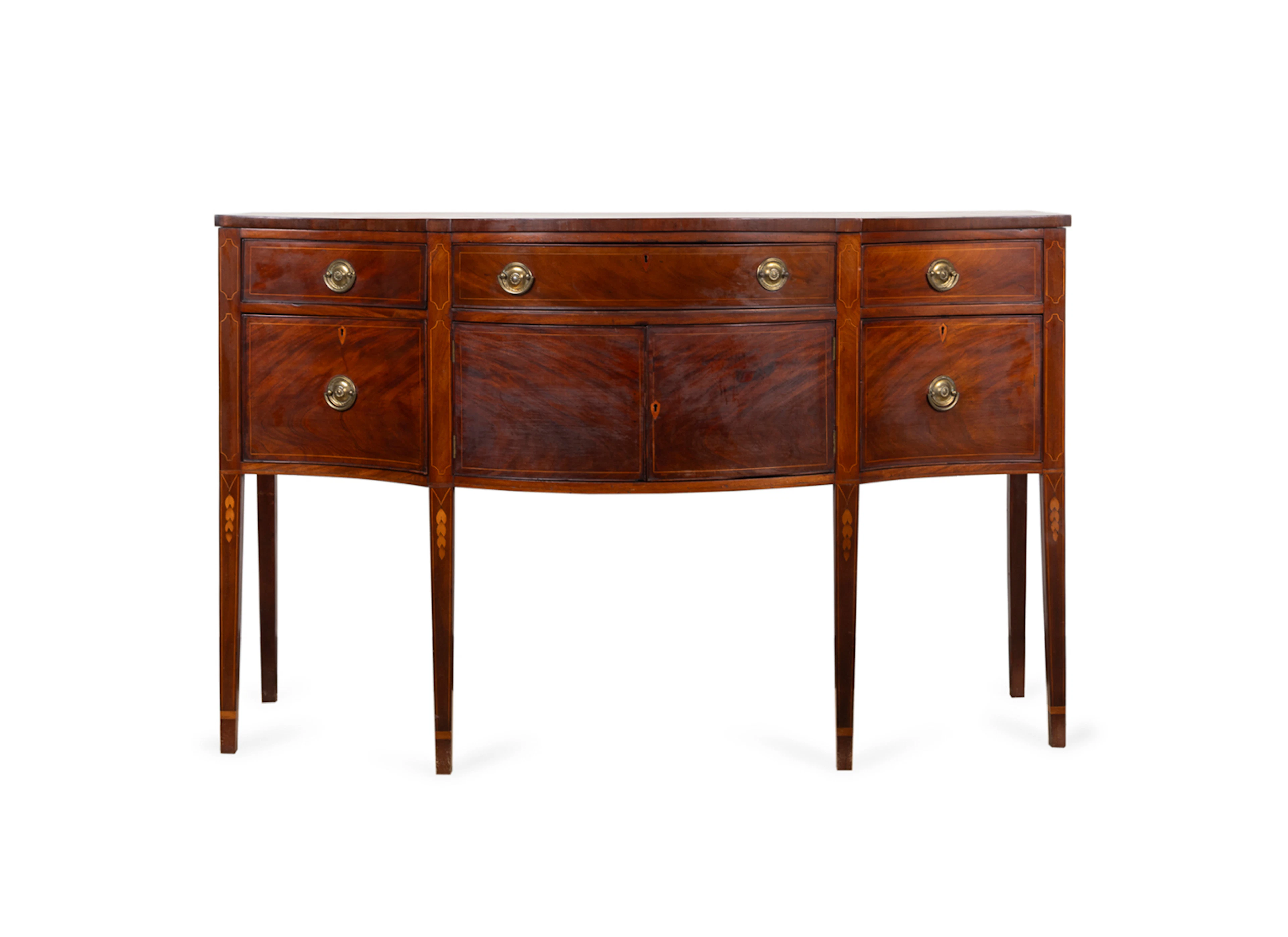 C. 1820 Federal Mahogany Inlaid Sideboard