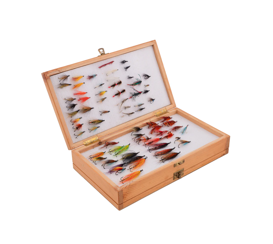 Collection of Antique and Modern Fishing Flies