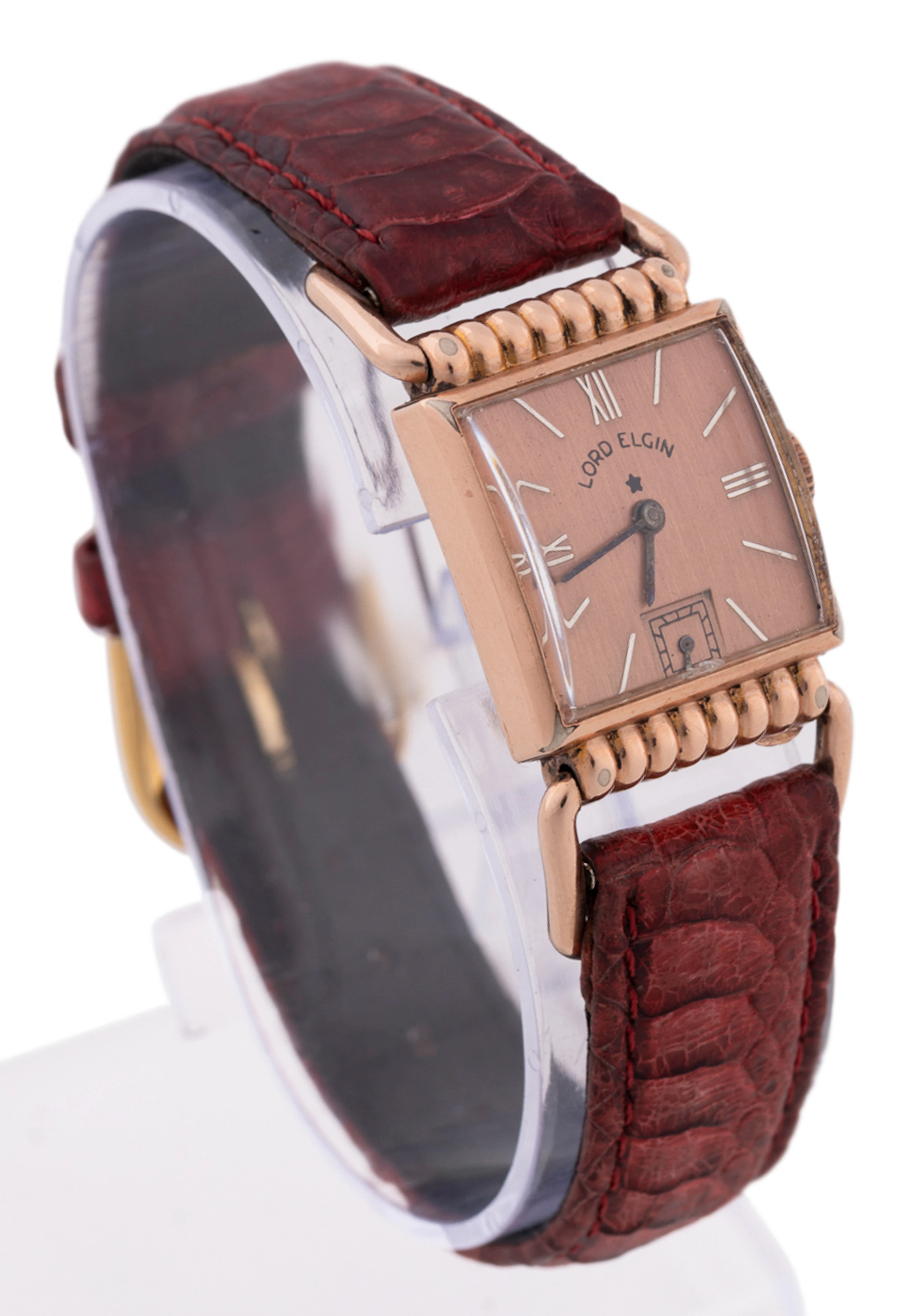 Elgin, "Lord Elgin" 14K Rose Gold Filled Wrist Watch