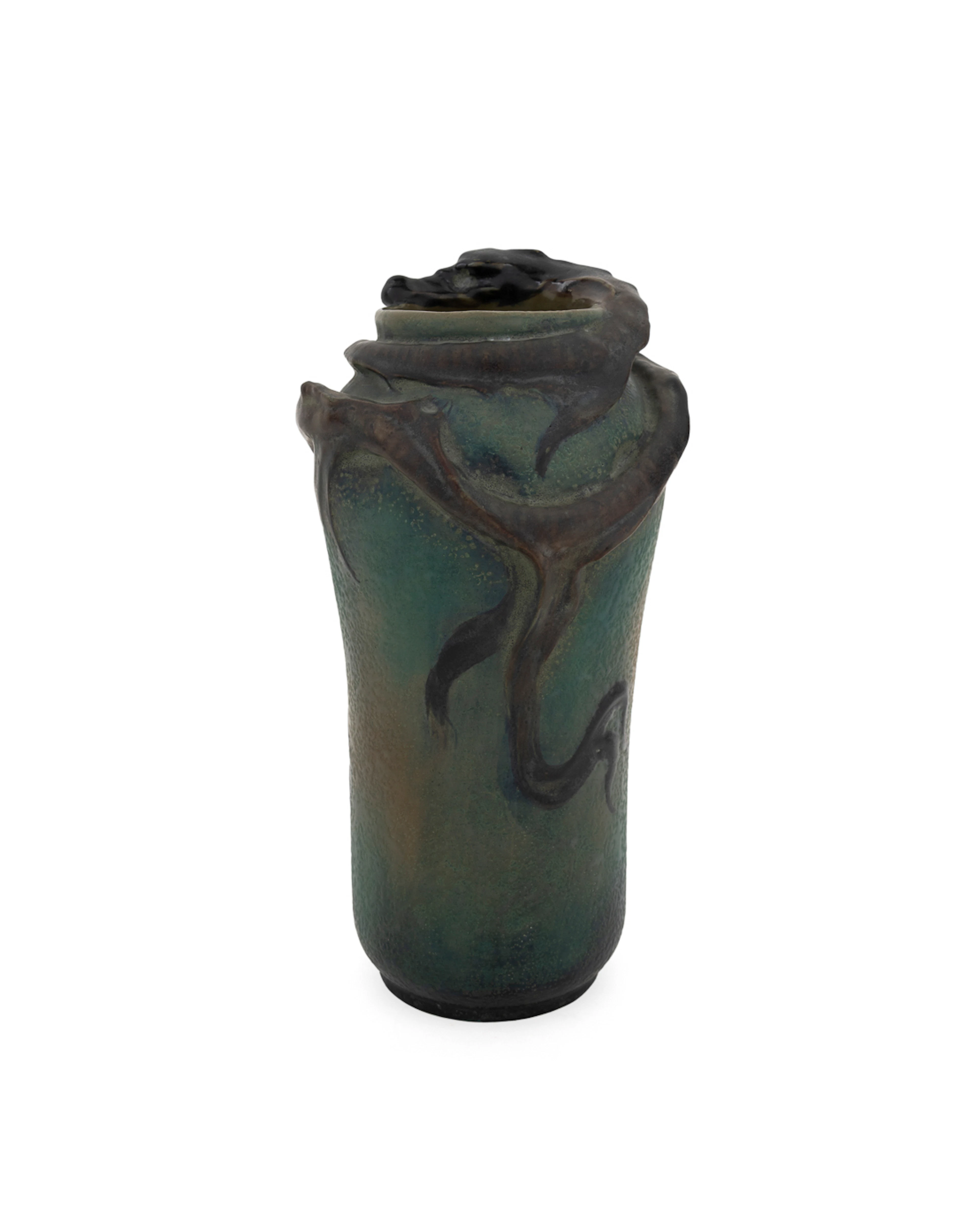 Eduard Stellmacher for Amphora Water Dragon Vase