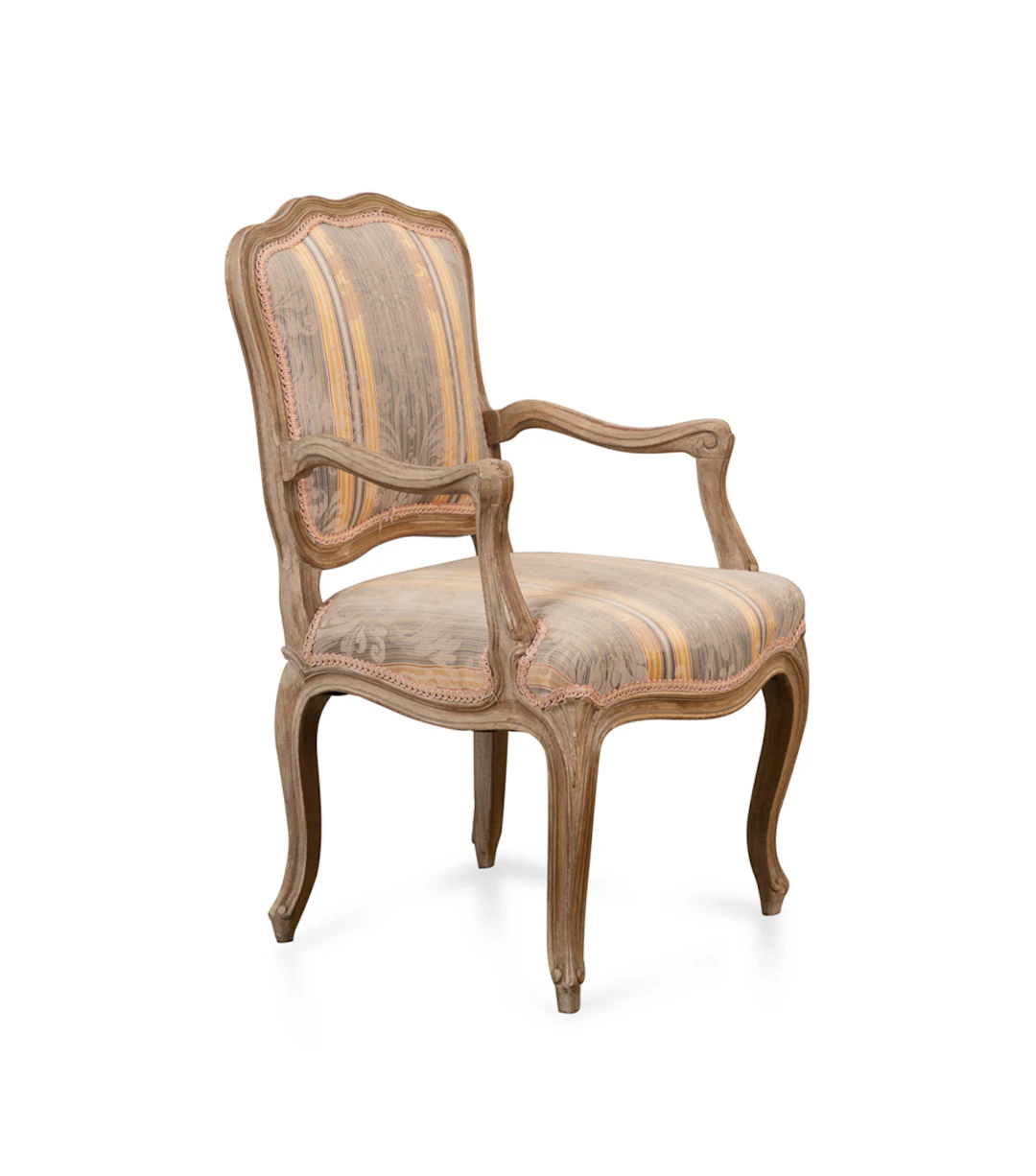 Louis XV Style Painted & Upholstered Child's Chair