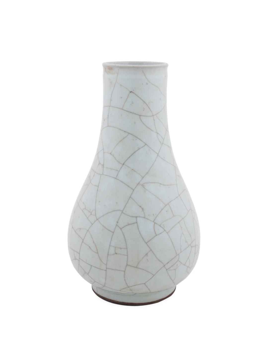 19th C. Guan Ware Crackle Glazed Vase