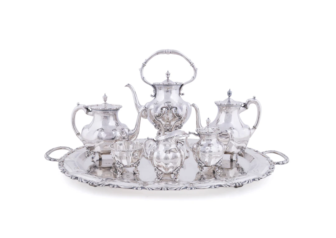 Seven Piece Sterling Silver Tea & Coffee Service