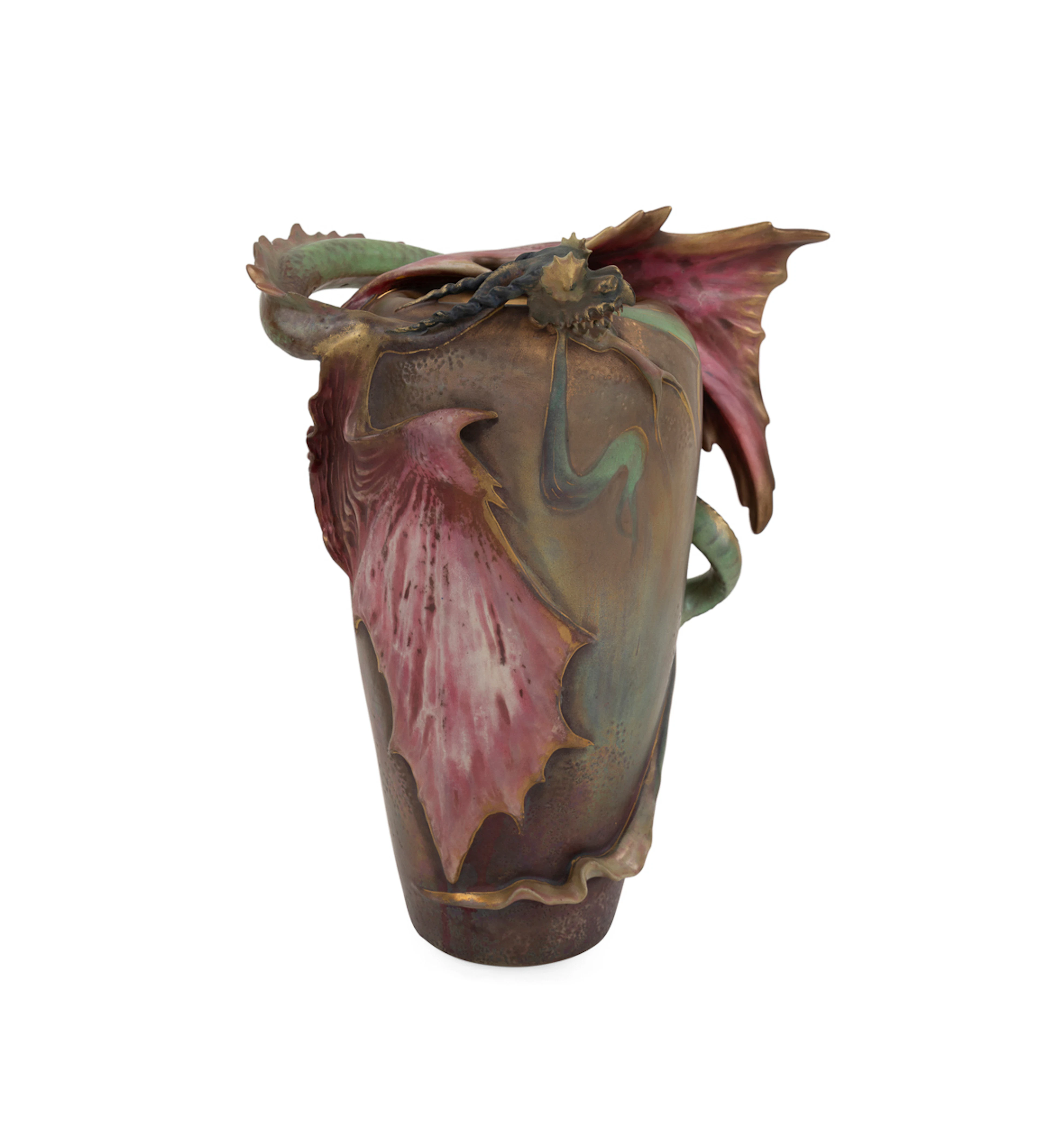 E. Stellmacher for Amphora "Eastern Dragon" Vase