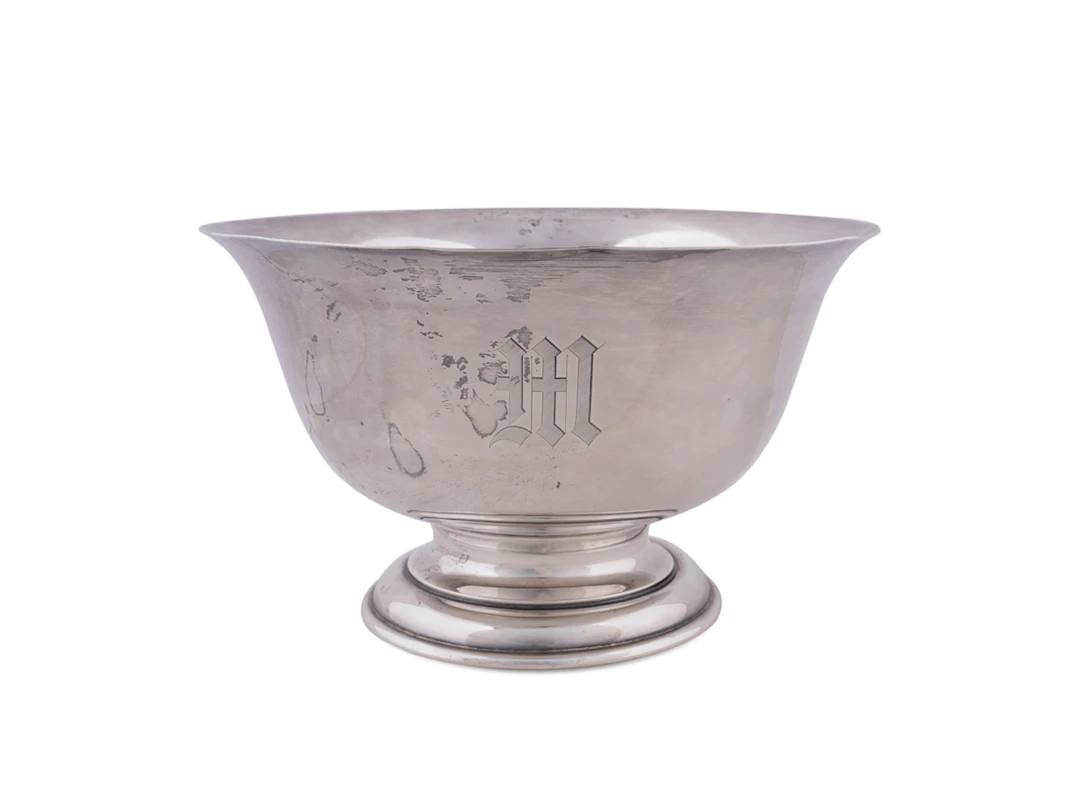 Stieff Co., Large Sterling Silver Punch Bowl