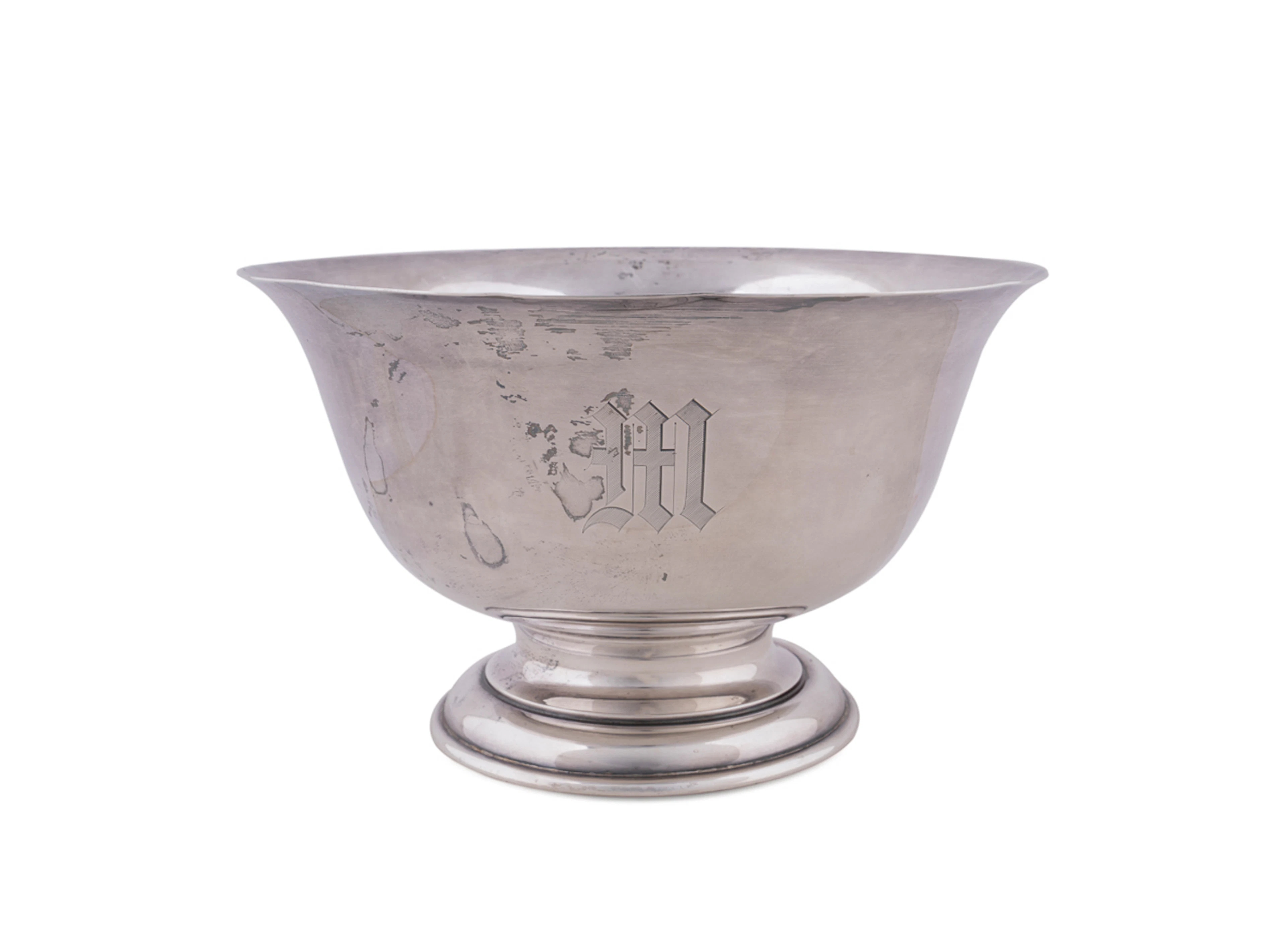 Stieff Co., Large Sterling Silver Punch Bowl