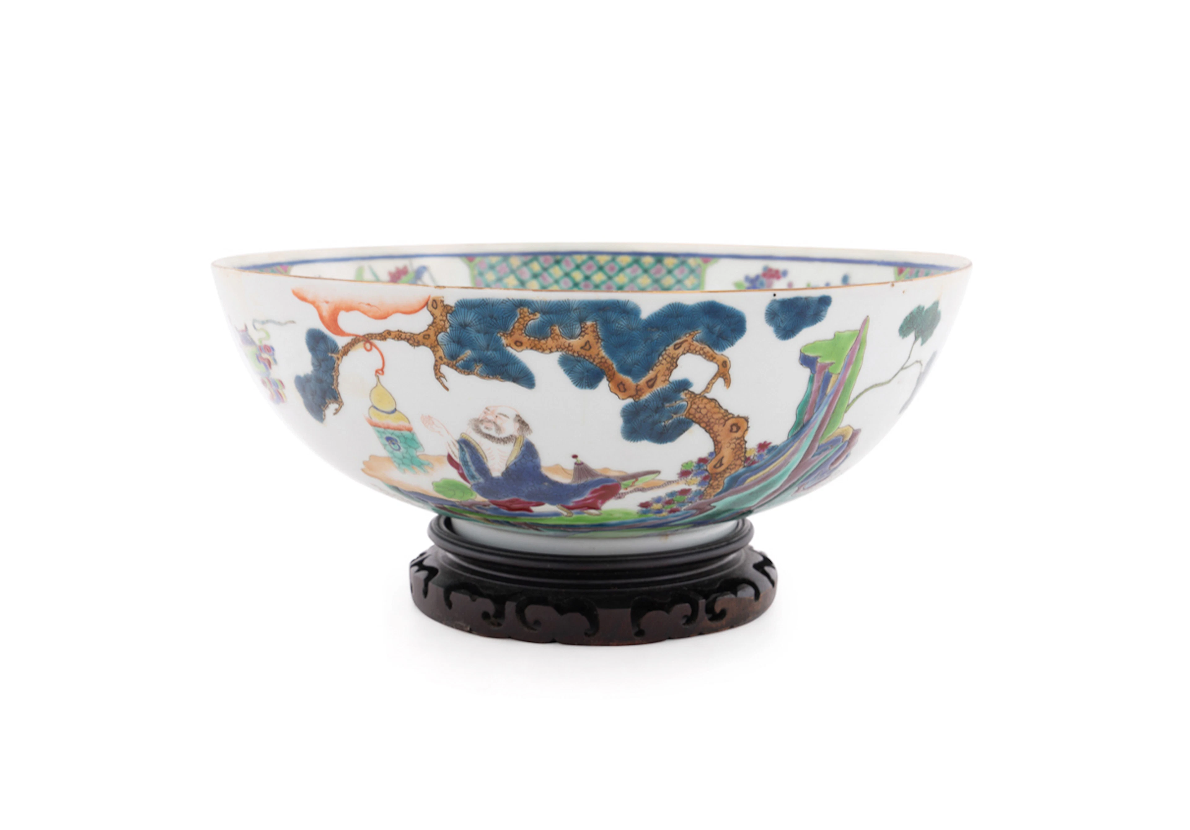 Chinese 19th C. Famille Rose Porcelain Bowl