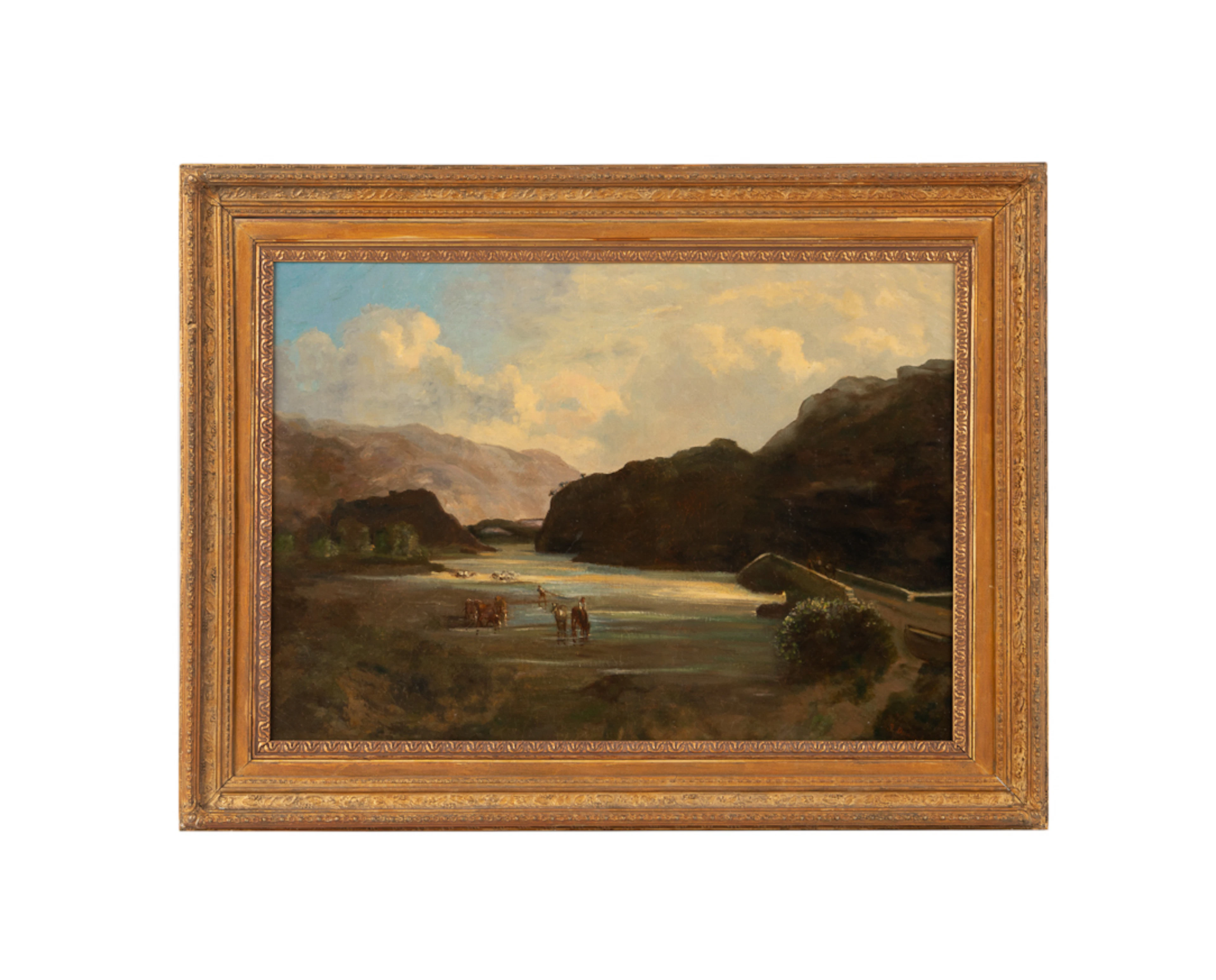 Jacques Dunant, Landscape, 19th C., O/C