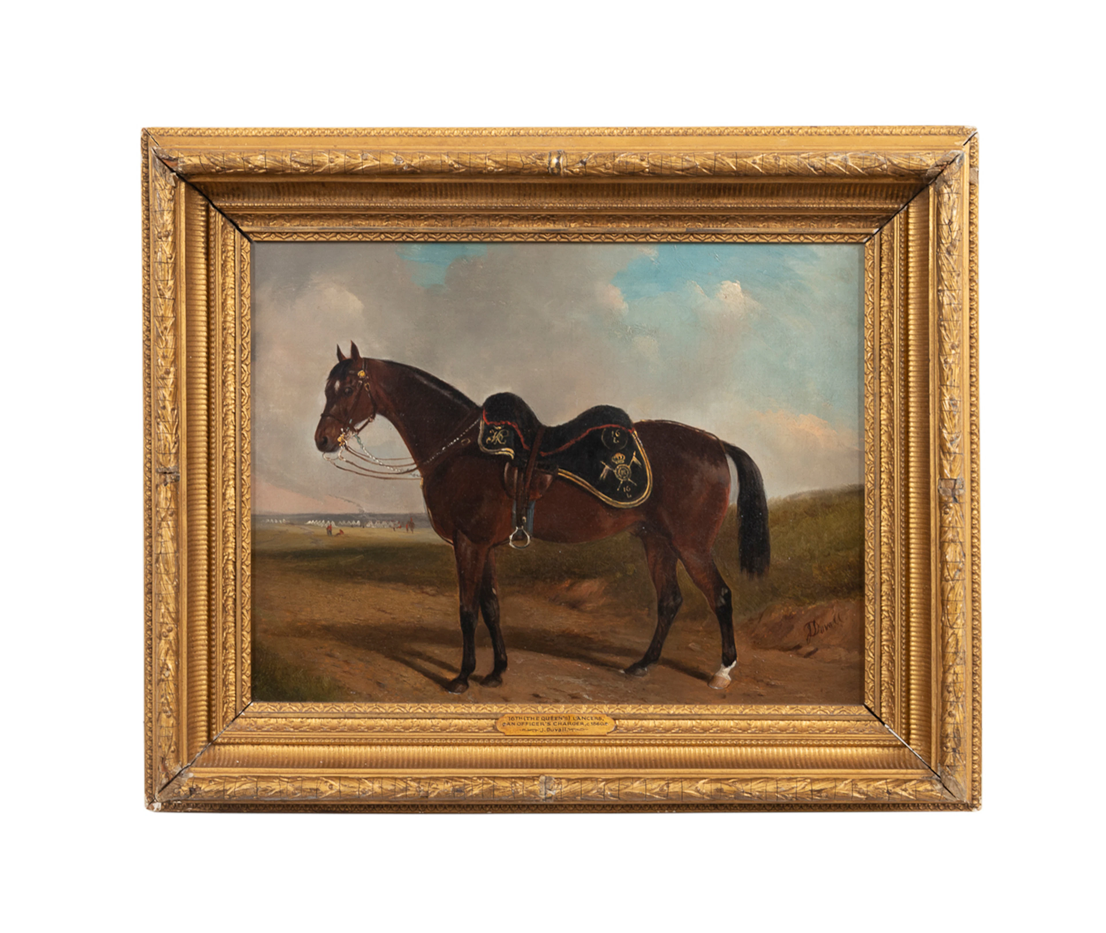 John Duvall, "An Officer's Charger", c. 1860, O/C
