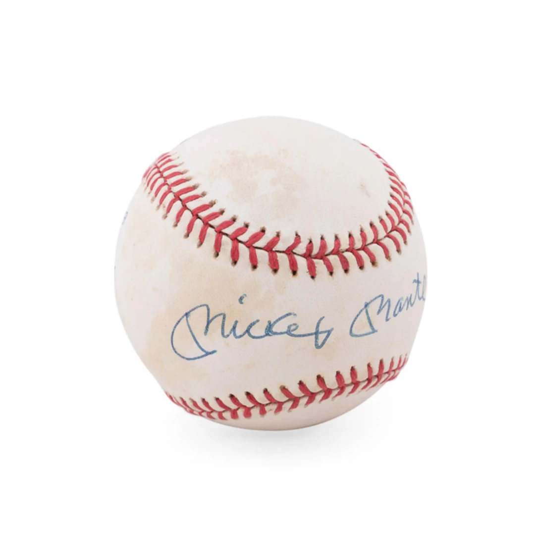 Mickey Mantle Signed Baseball, ca. 1989-91