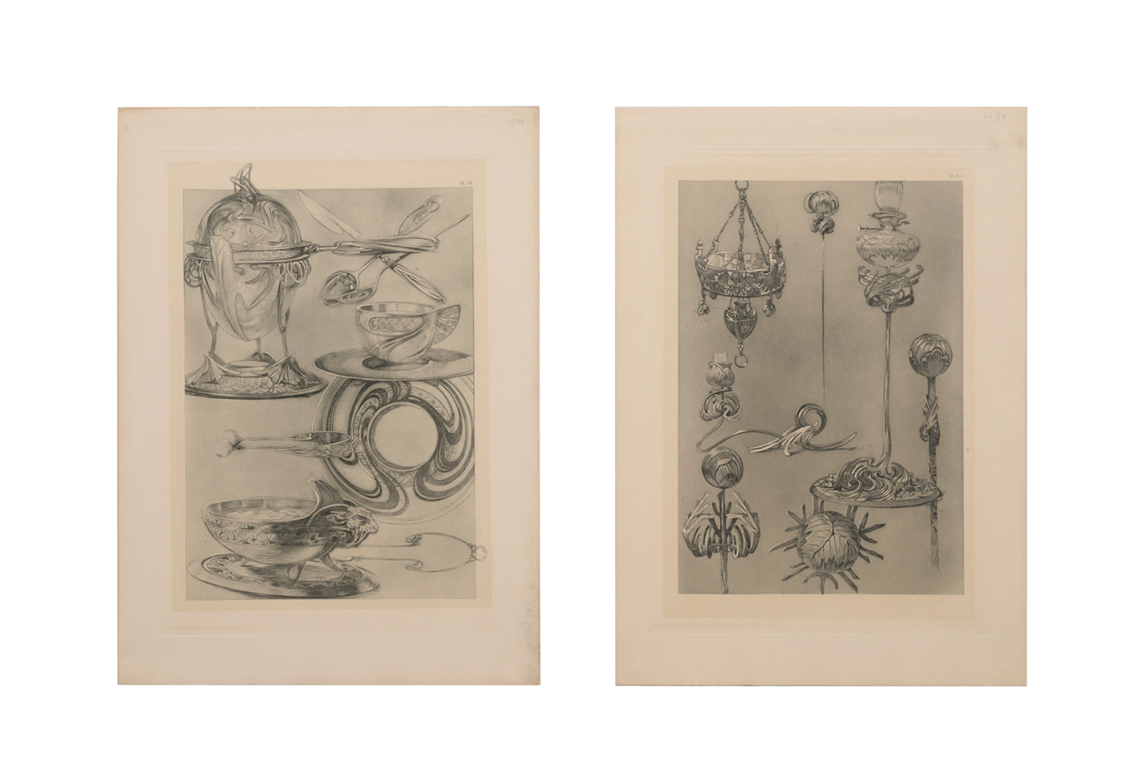 Mucha, 3 Sheets from "Documents decoratifs", 1902