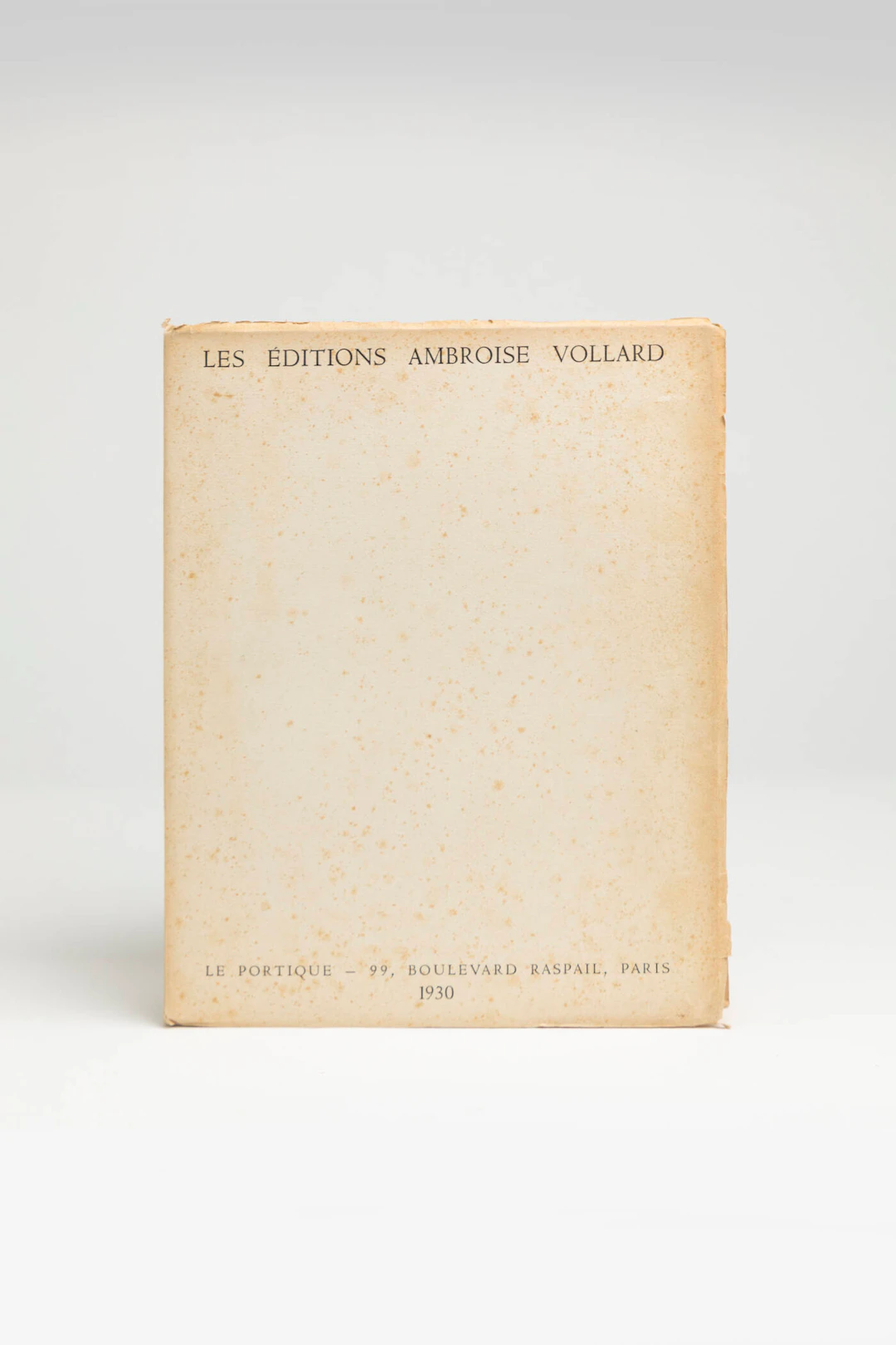 "Les éeditions ambroise vollard"