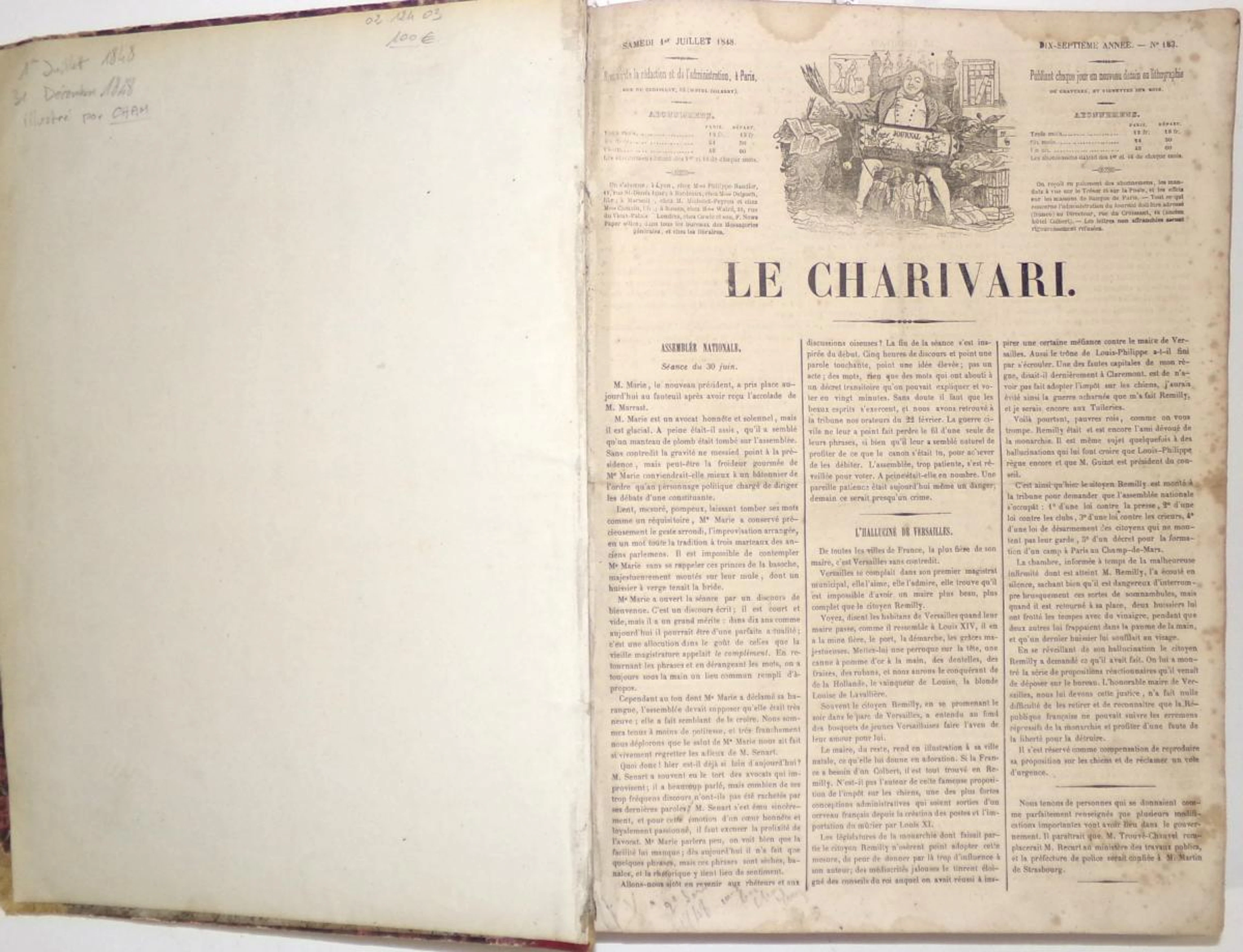 CARTOONS & SATIRICAL NEWSPAPERS - Thursday, June 26th 2025 Vendôme