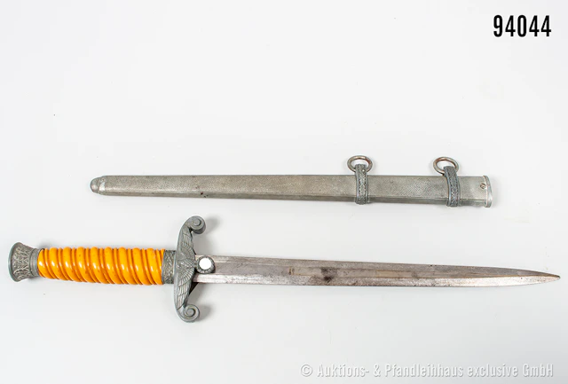 Offiziersdolch des Heeres, Hersteller "Eickhorn Solingen", Eisenscheide