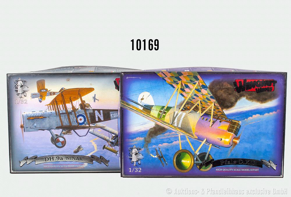 Wingnut Wings Militärflugzeug-Bausätze 32007 und 32019, 1:32, n.A.d.E.