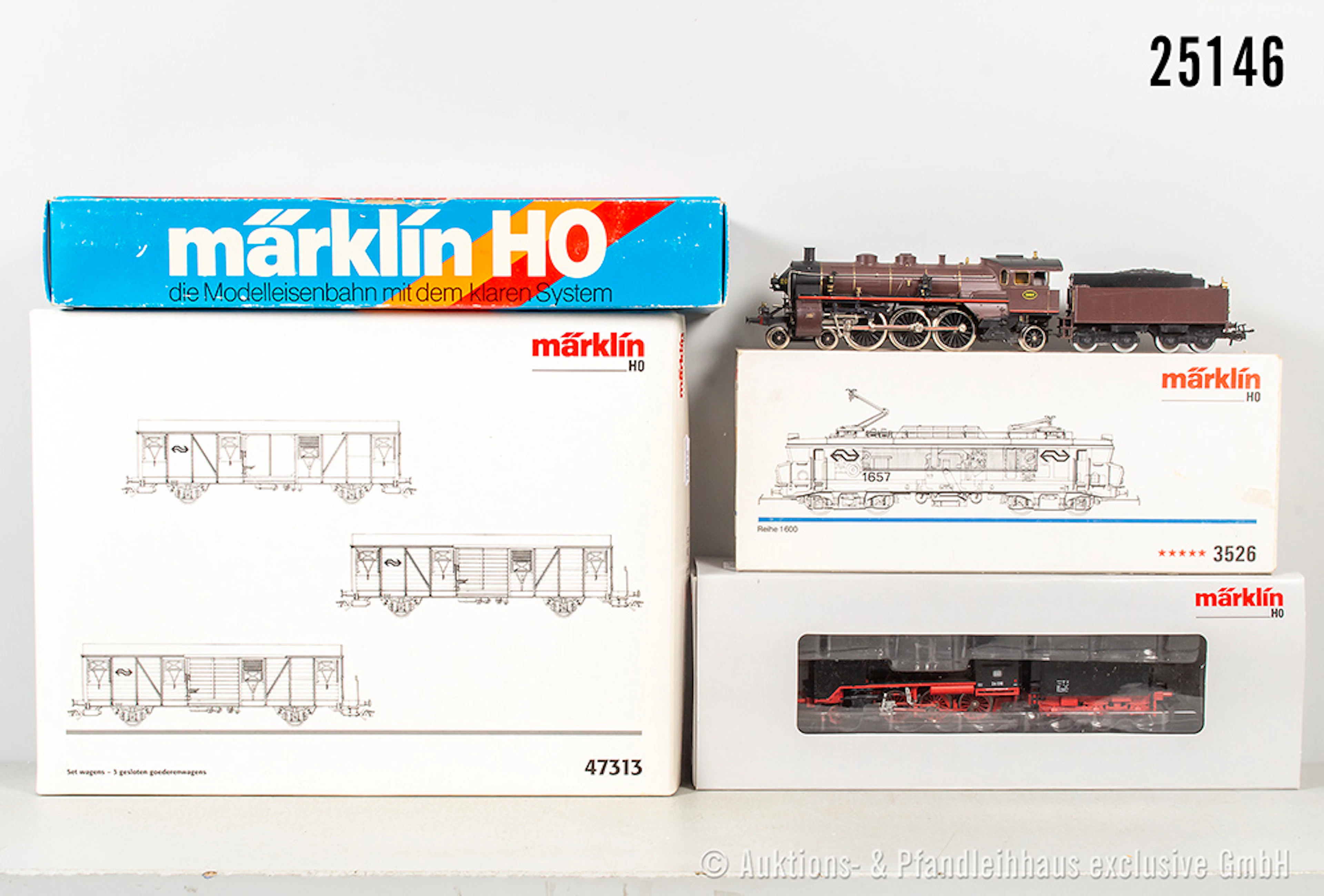 Märklin H0: 36240 Dampflok, DB, BN 24016, Digital, verharzt & 3111