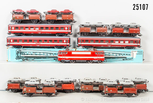 Märklin H0 Personenzug: E-Lok "Le Capitole", SNCF, BN 9291, 5 Wagen