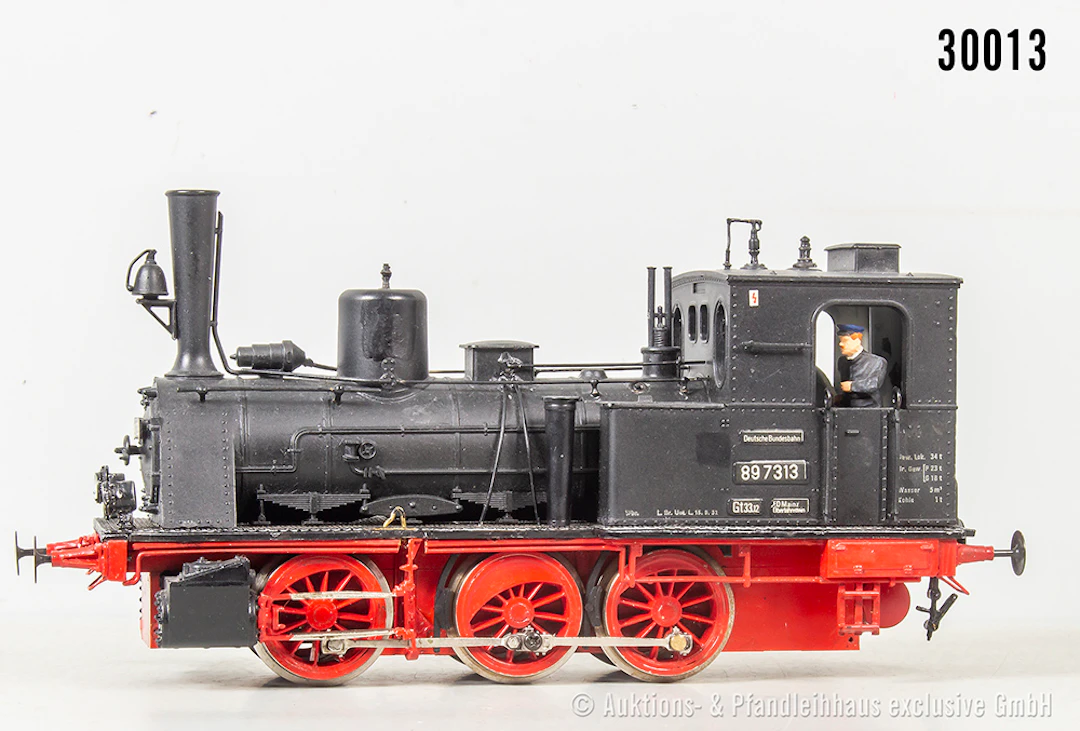 Gebauer Spur 0: Dampflok, DR , BN 89 7313, Z 2