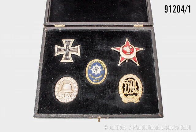 Konv. EK 1 1914, Hersteller "KO" unter dem Nadelhaken, VWA in Silber