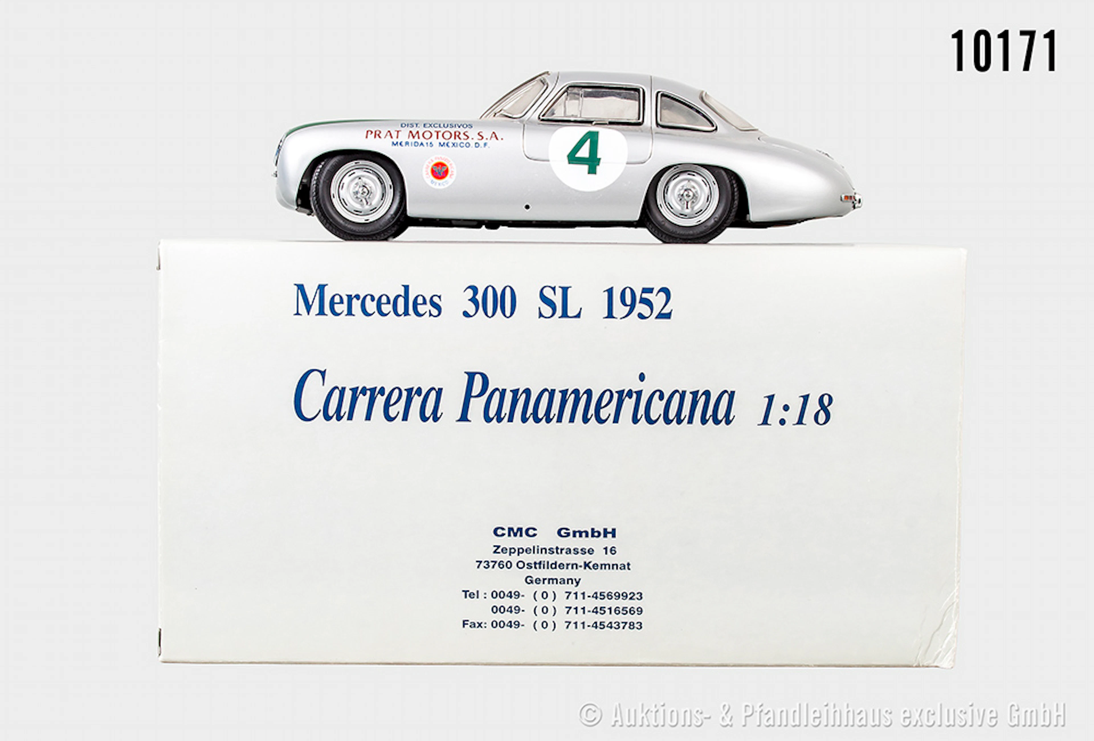 CMC Mercedes 300 SL 1952 Carrera Panamericana, Metall, 1:18, Z 2, OVP