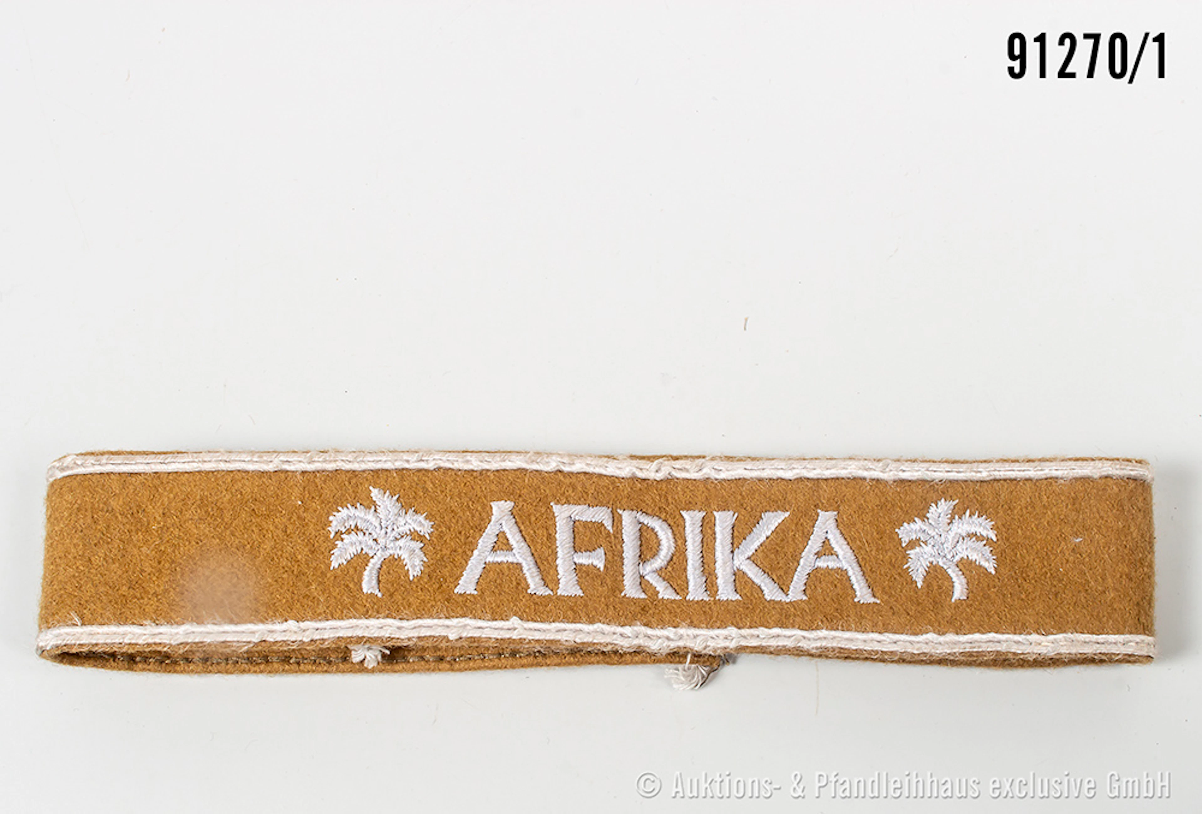 Ärmelband Afrika, L ca. 47 cm, guter Zustand mit Altersspuren