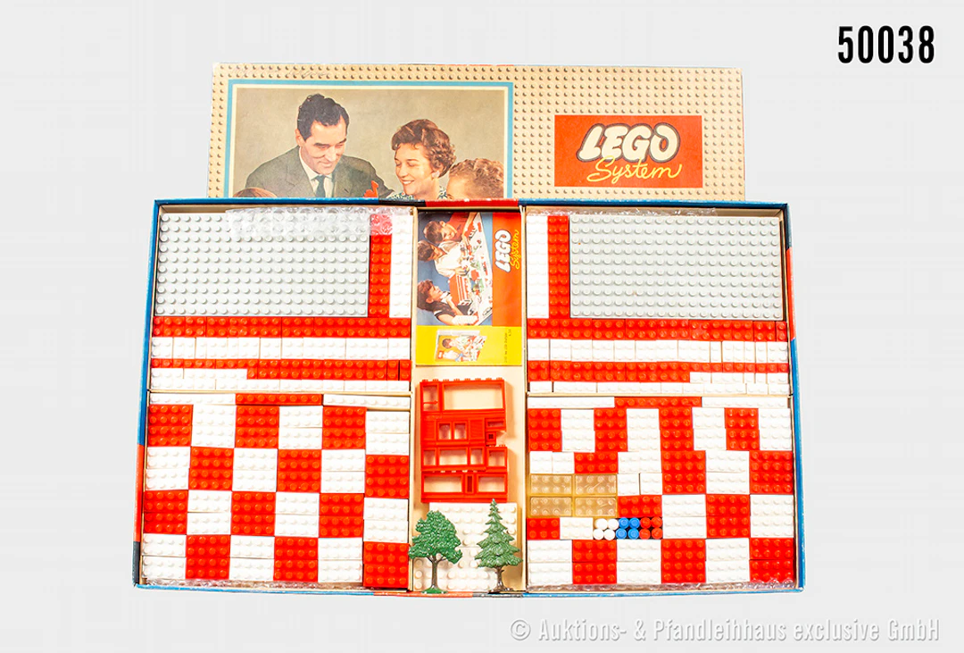 Lego System Setpackung 700/0, 1960er Jahre, augenscheinlich vollständig