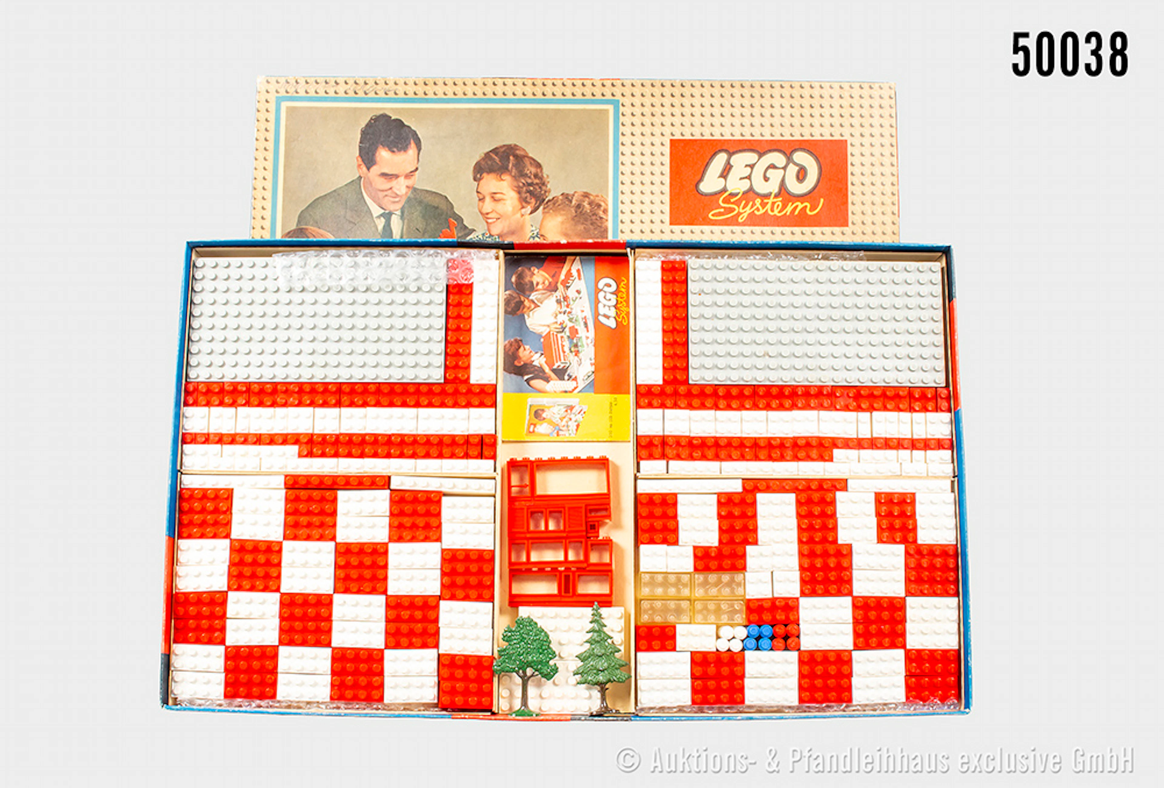 Lego System Setpackung 700/0, 1960er Jahre, augenscheinlich vollständig