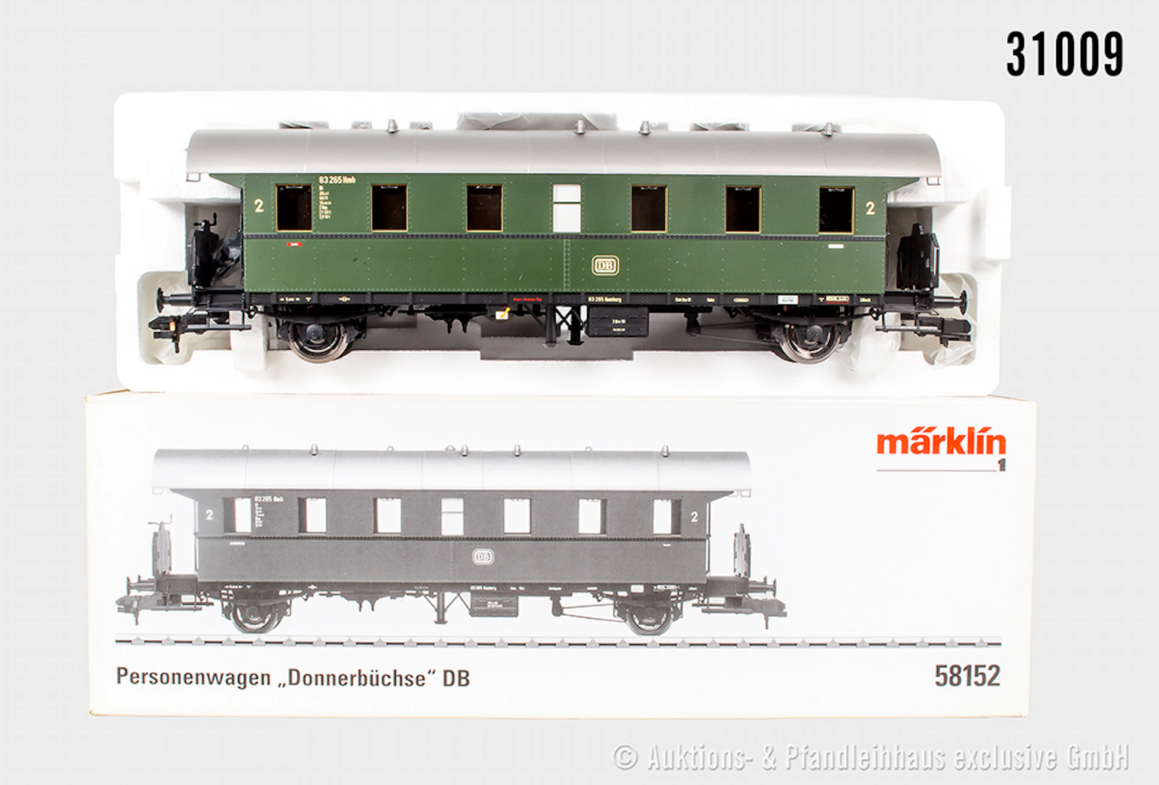 Märklin Spur 1: 58156 "Donnerbüchse", DB, BN 83265Ham, Z 1, OVP