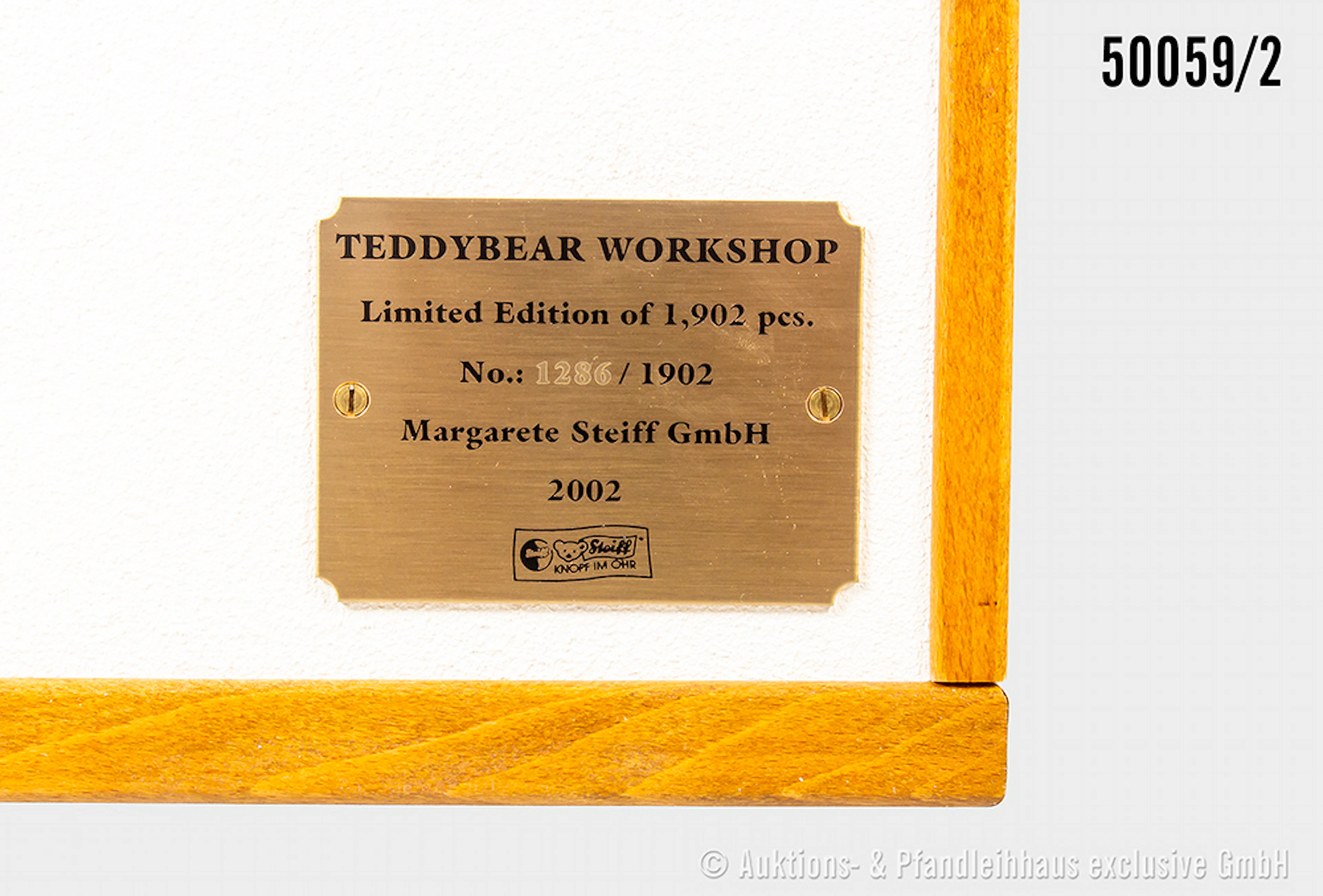 Steiff Teddybären-Werkstatt, Club-Edition 2002, limitierte Edition