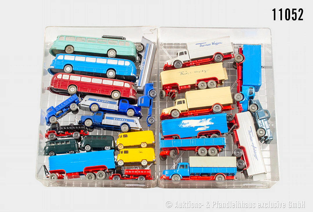Wiking H0 Modellautos, Lkw und Busse, teils unverglast, Z 3