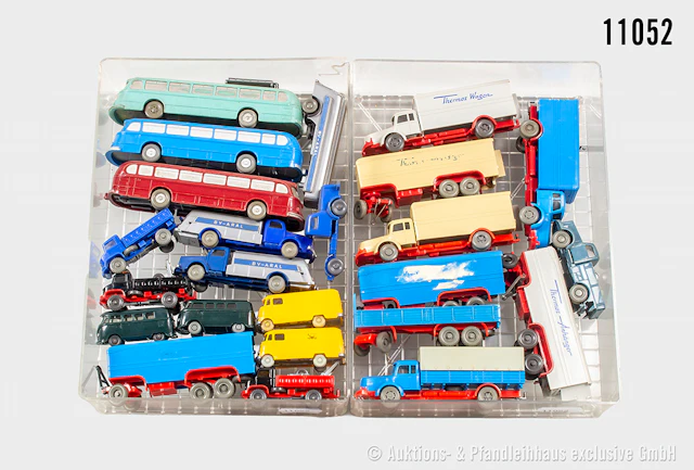 Wiking H0 Modellautos, Lkw und Busse, teils unverglast, Z 3