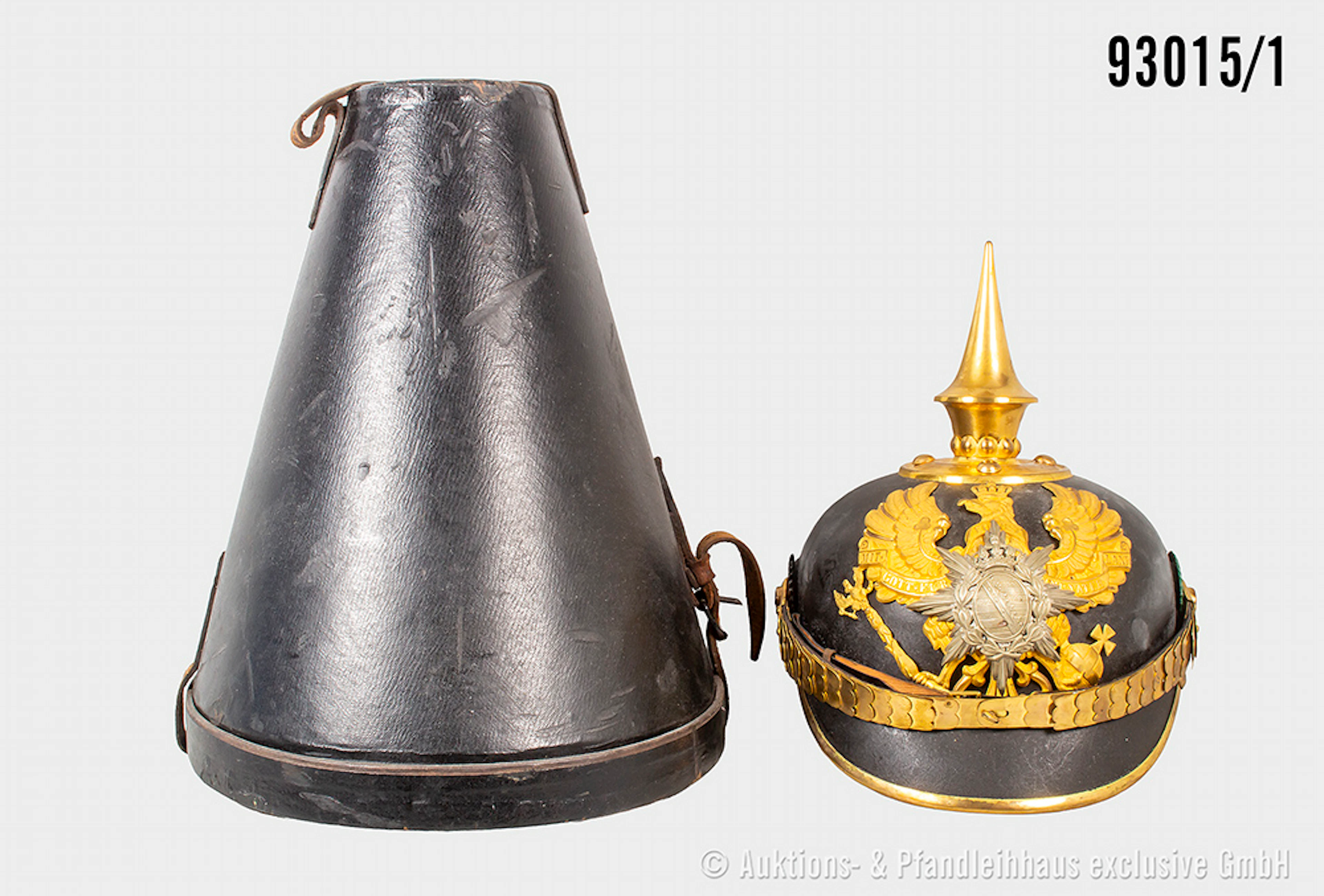 Sachsen-Meiningen-Coburg-Gotha, Pickelhaube für Feldwebel der Infanterie