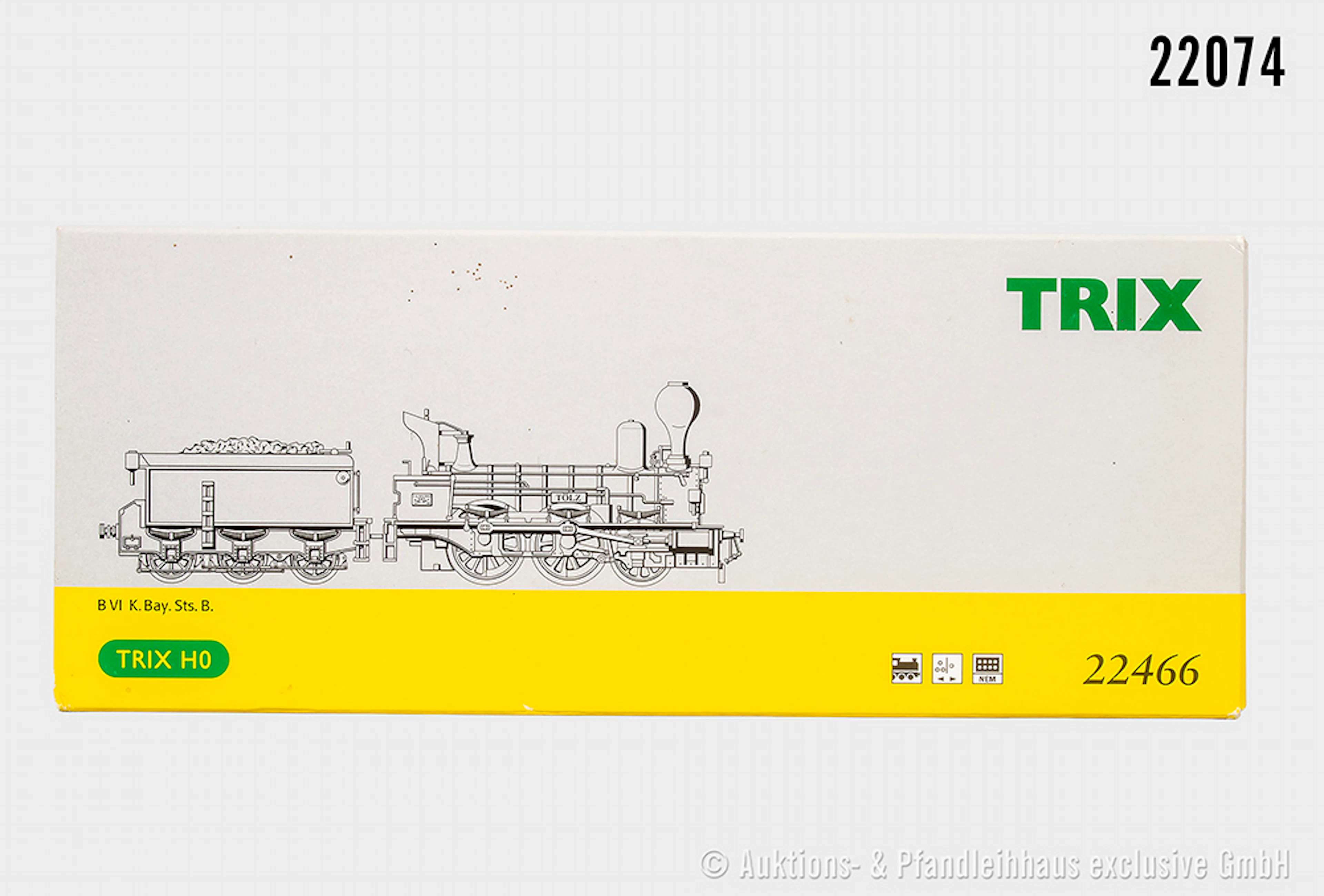 Trix H0: 22466 Dampflok "Tölz", K.Bay.Sts.B., n.A.d.E. digit., Z 1, OVP