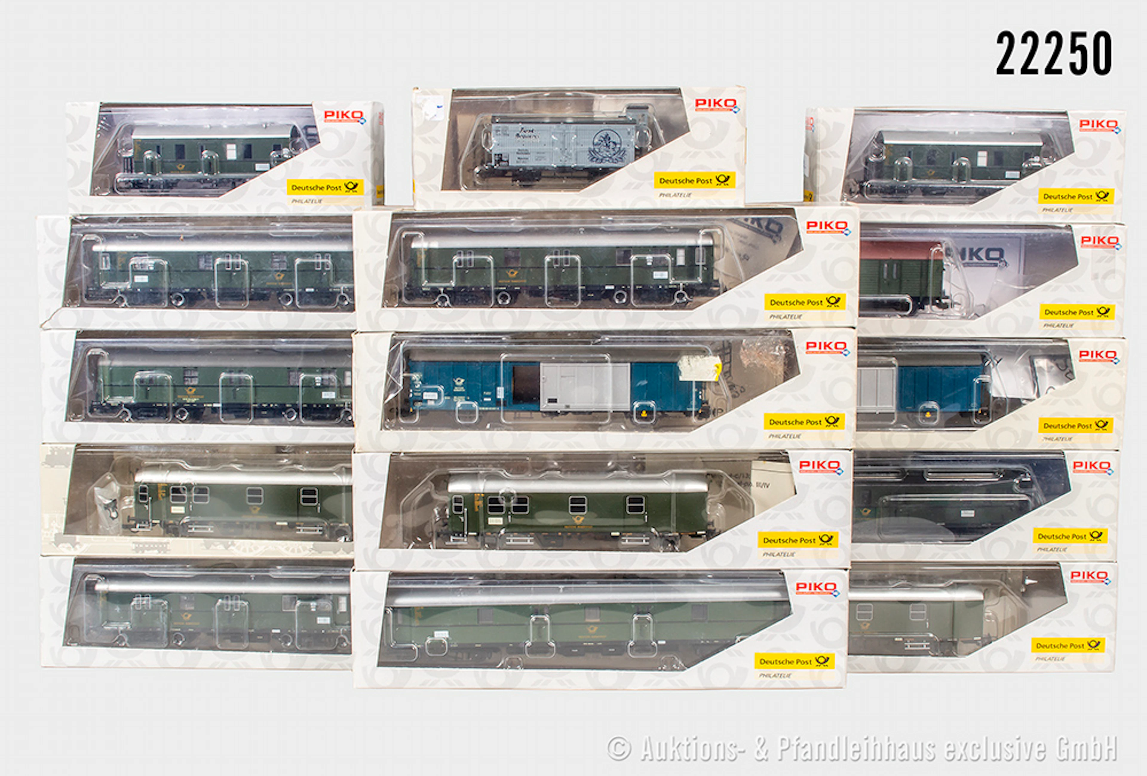 Piko H0: 15x Postwagen, Z 1, OVP