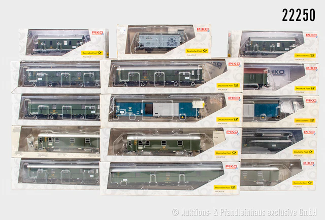 Piko H0: 15x Postwagen, Z 1, OVP