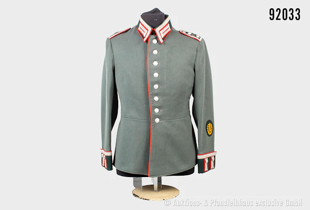 Waffenrock Oberfeldwebel Artillerie-Regiment 26, Brustadler fehlt