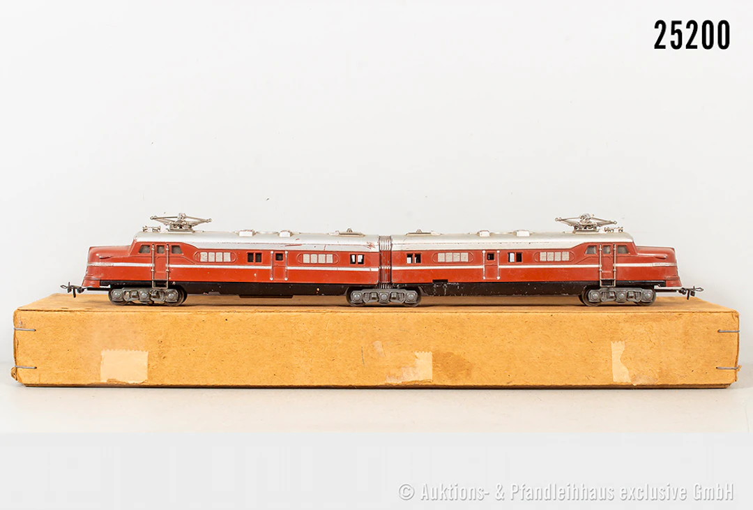 Märklin H0: DL 800 Typ 5, Doppel-E-Lok (braun), flache Kardanwellen