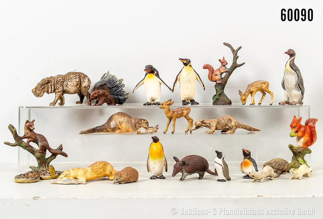 Tiere, u.a., Eichhörnchen, Schlange, Pinguin, Stinktier, Masse, u.a.