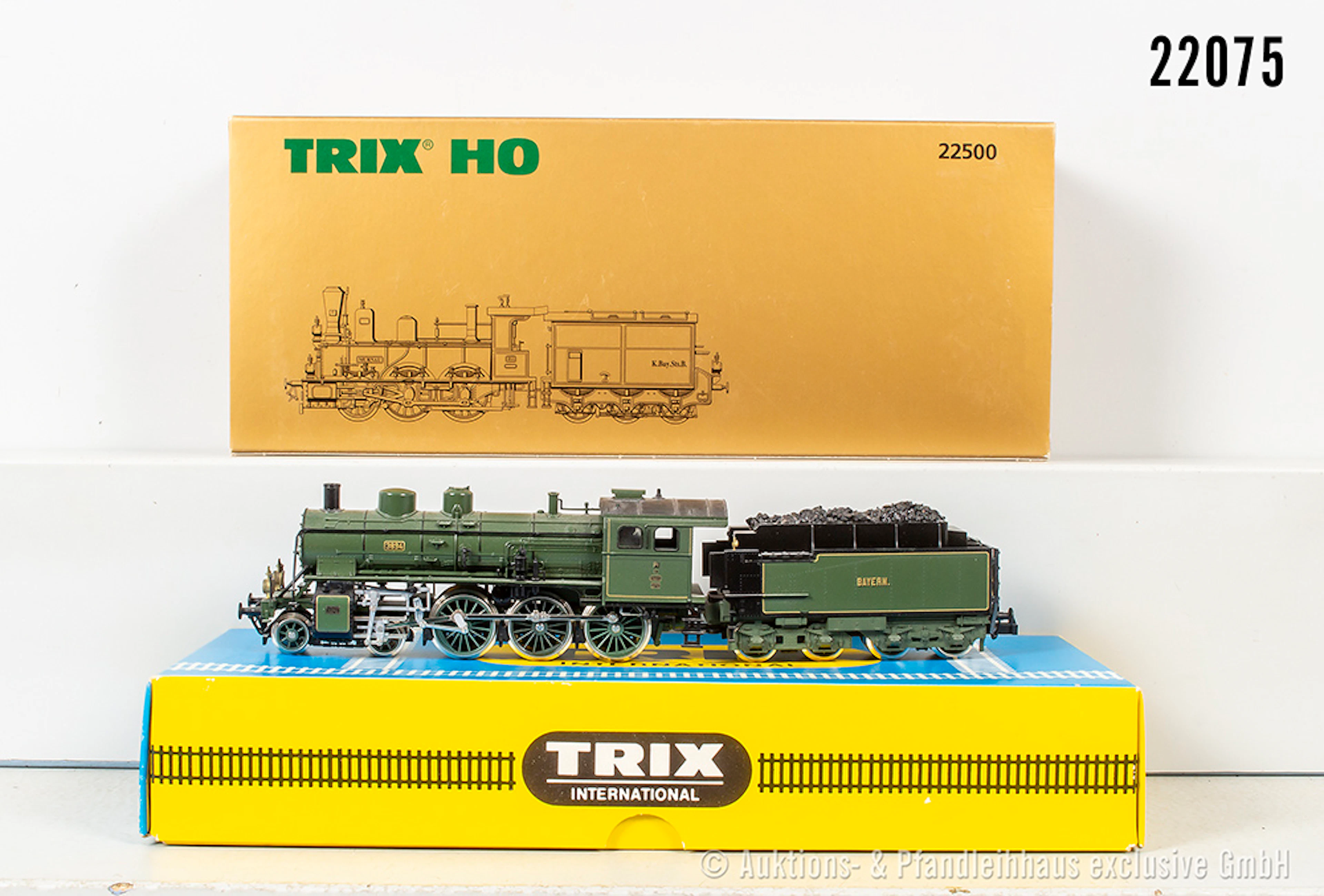 2x Trix H0 Dampflok, K.Bay.Sts.B.: 22500 B VI "Murnau" & 2426 P 3/5