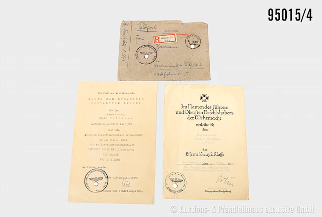 Dokumentennachlass des Oberfeldwebel Wilhelm Holzkamm, Kampfgeschwader
