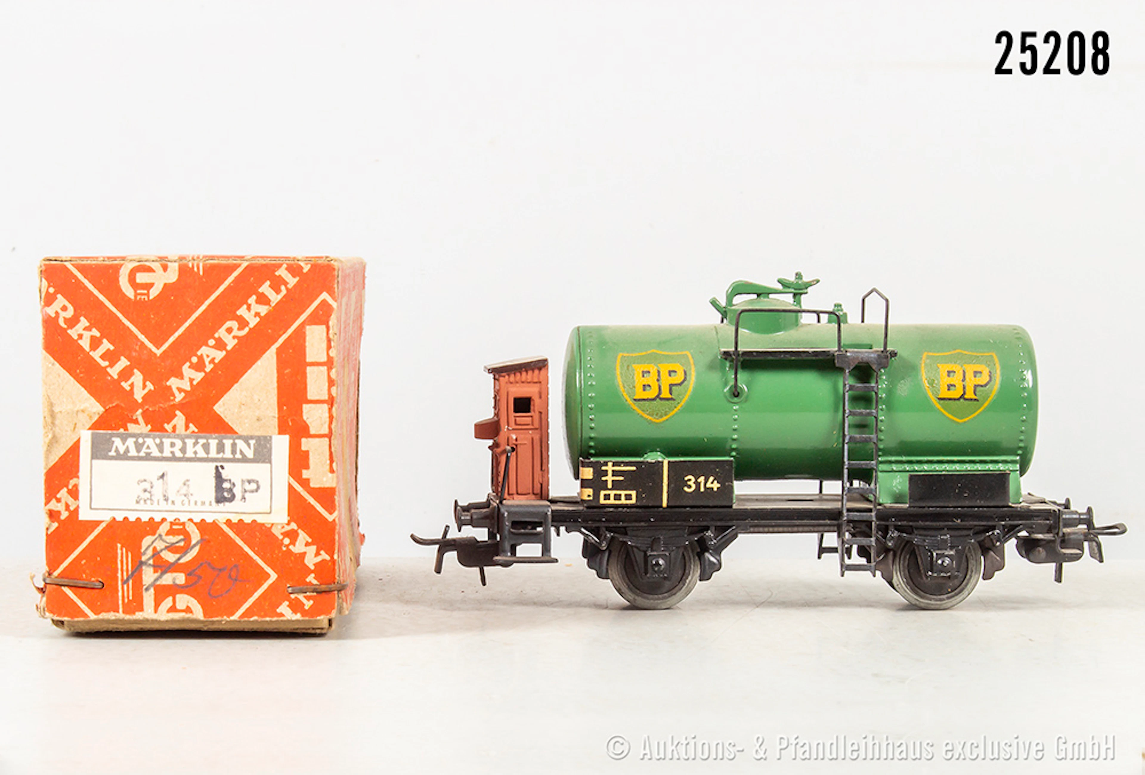 Märklin H0: 314 BP Typ 2 Kesselwagen "BP", Z 1, OVP