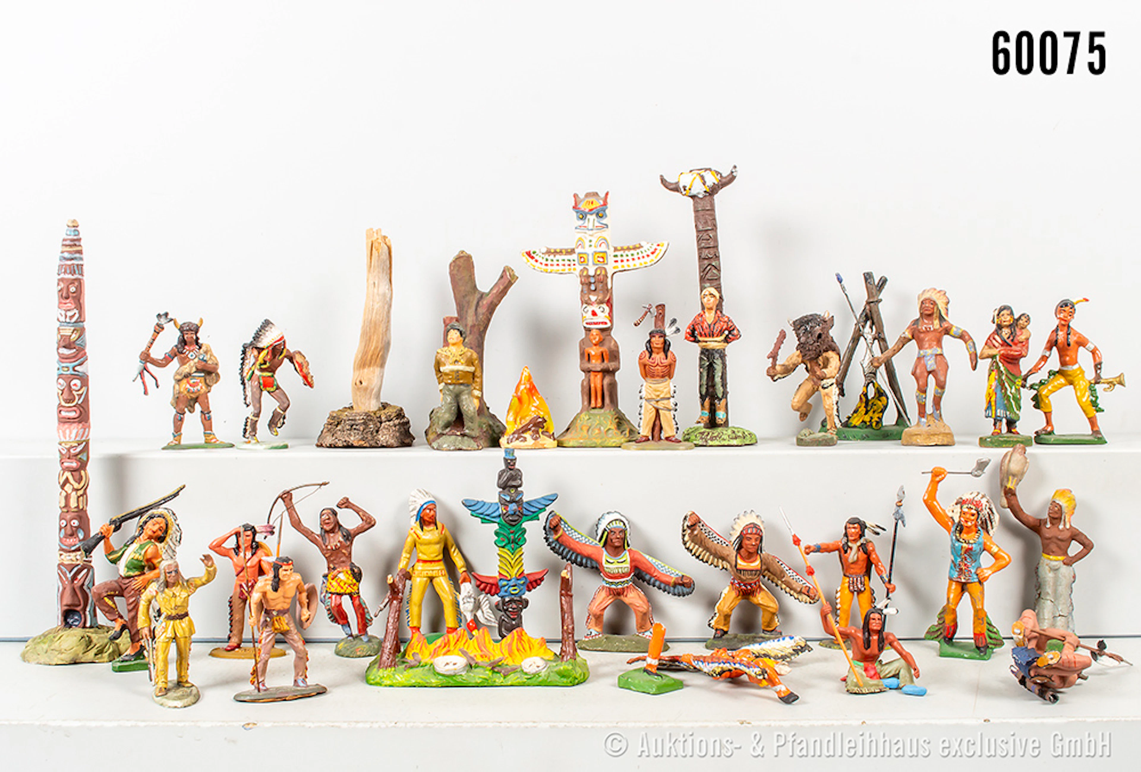 Wildwest Figuren, überwiegend Indianer, teilweise verschiedene Darstellungen