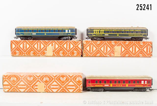 Märklin H0, Schlafwagen: 346/3 B, 346/3 J, 346/2J B, Z 1-2, OVP