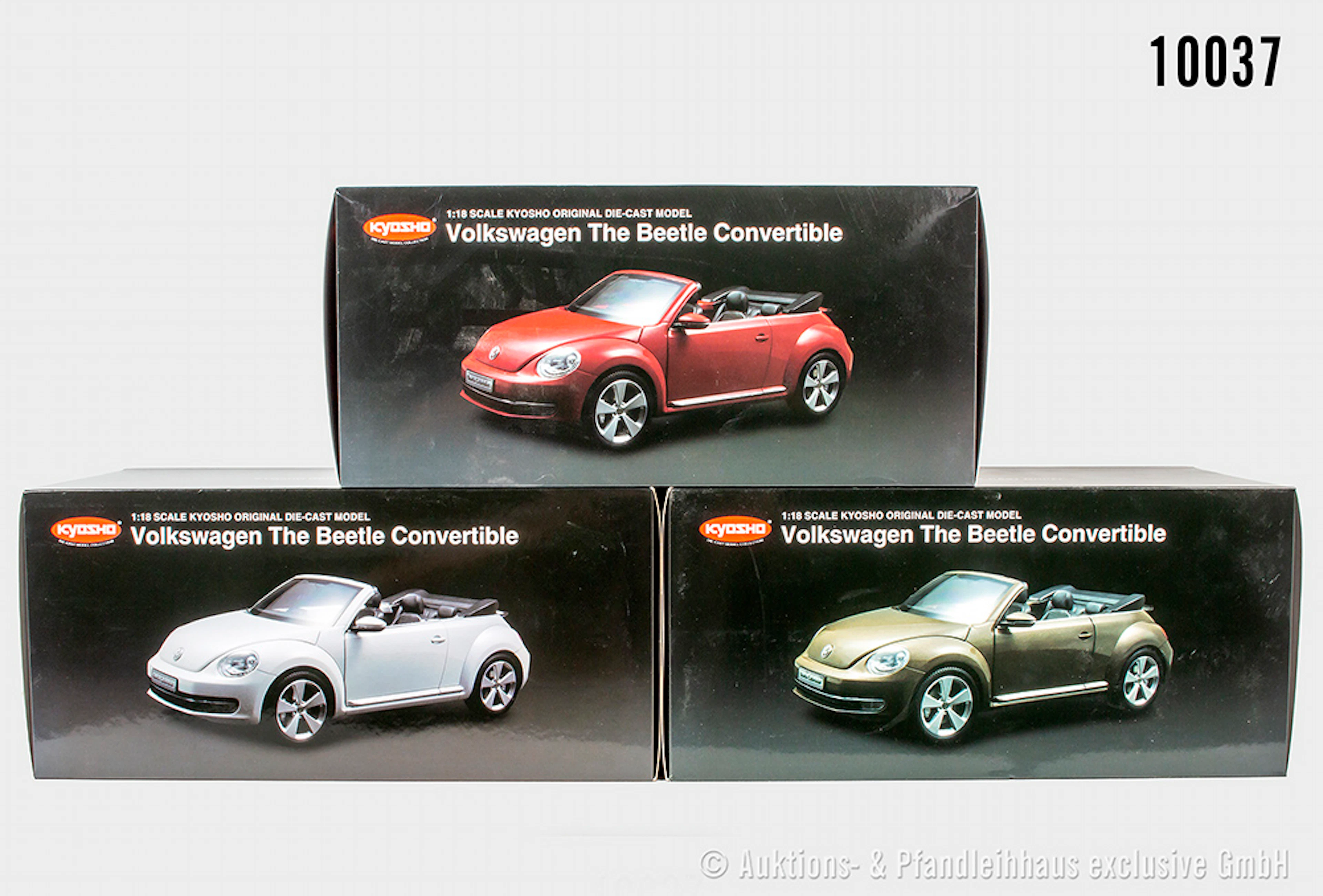 Kyosho Modellautos, Volkswagen The Beetle Convertible 08812PW, TR