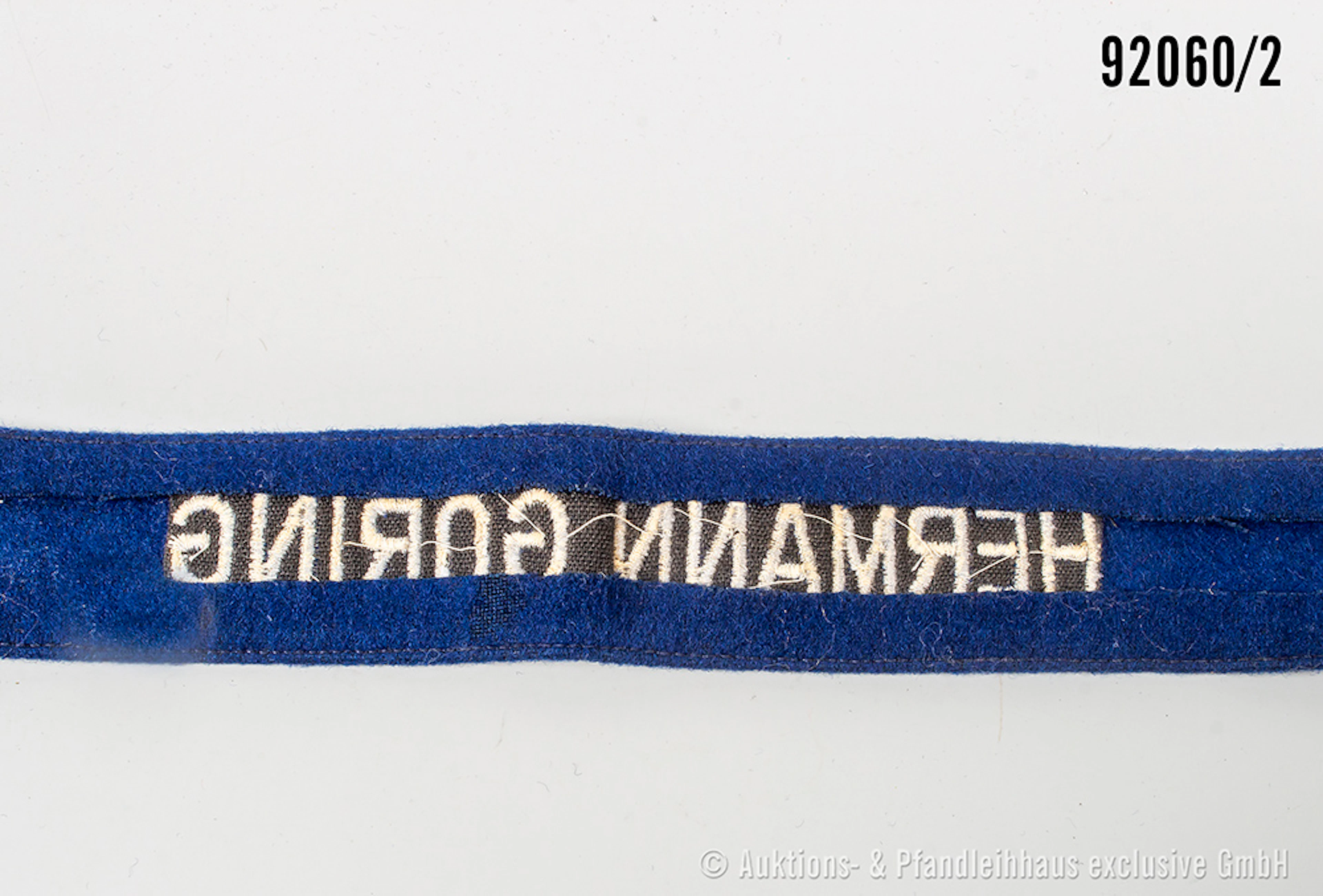 Ärmelband für Mannschaften "Hermann Göring", L ca. 45 cm, guter Zustand