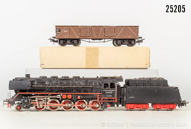Märklin H0: GN 800 Schlepptenderlok, BN 44 690 & 331 Typ 3, Hochbordwagen